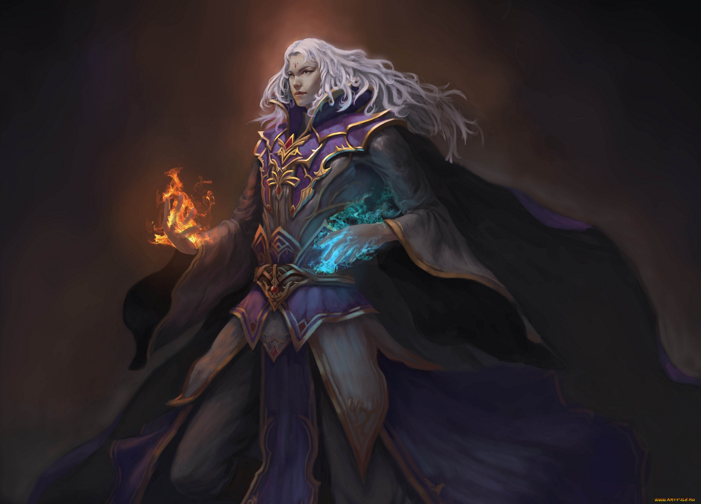 фэнтези, маги, , волшебники, магия, колдун, фон, парень, арт