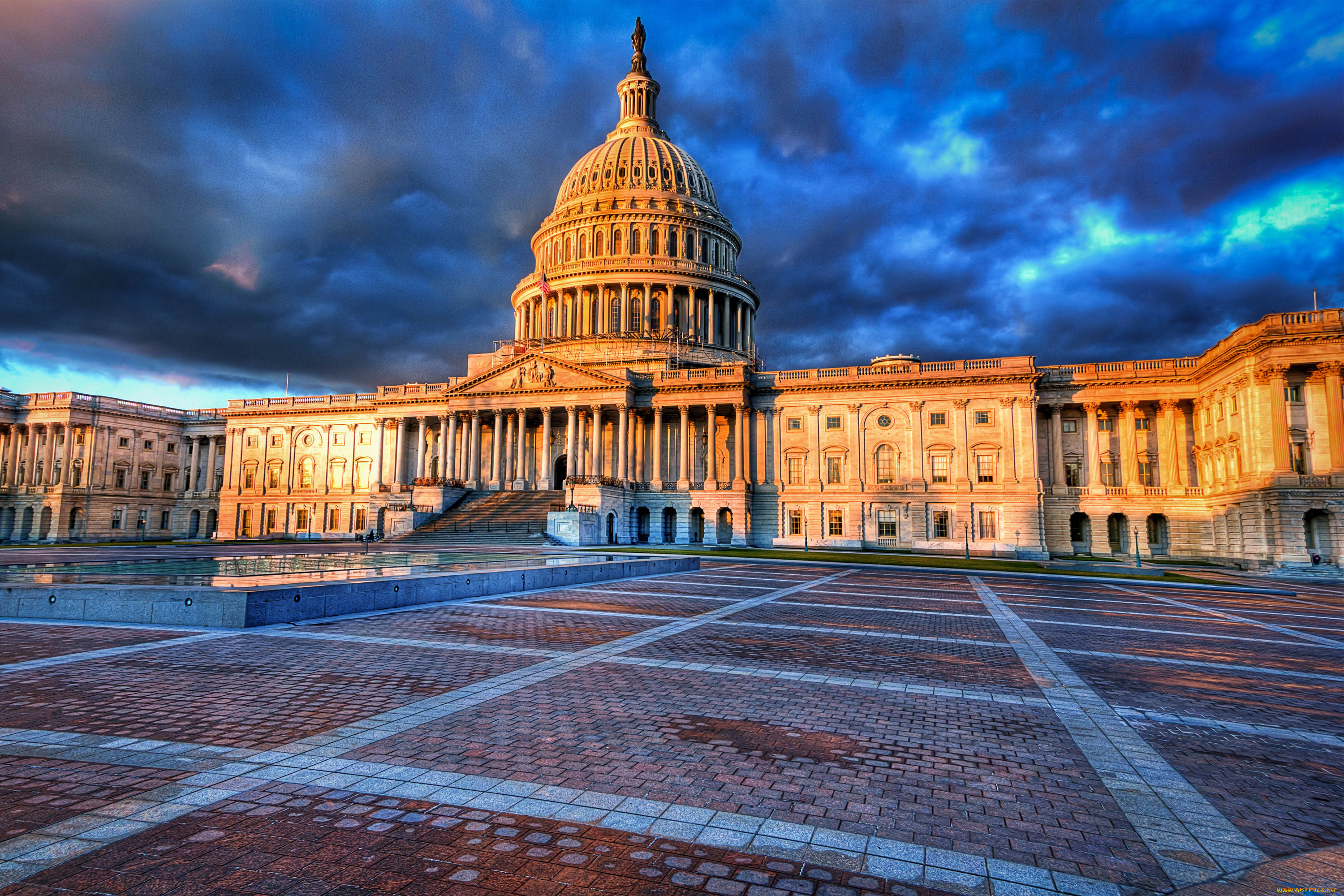 , capitol, building, in, washington, города, вашингтон, , сша, hdri, здание
