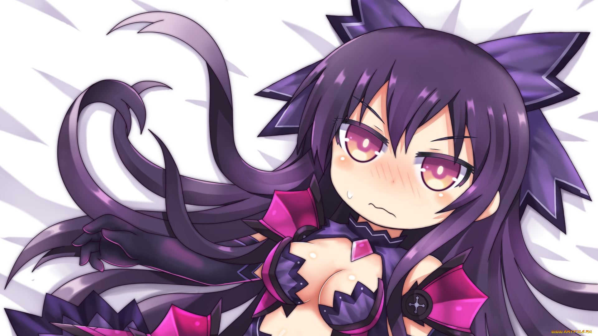 аниме, date, a, live, greenteaneko, костюм, чиби, броня, девушка, yatogami, tohka