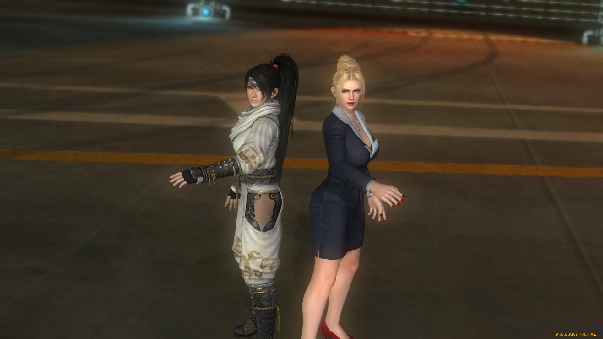 3д, графика, аниме, , anime, девушки, фон, поза, взгляд