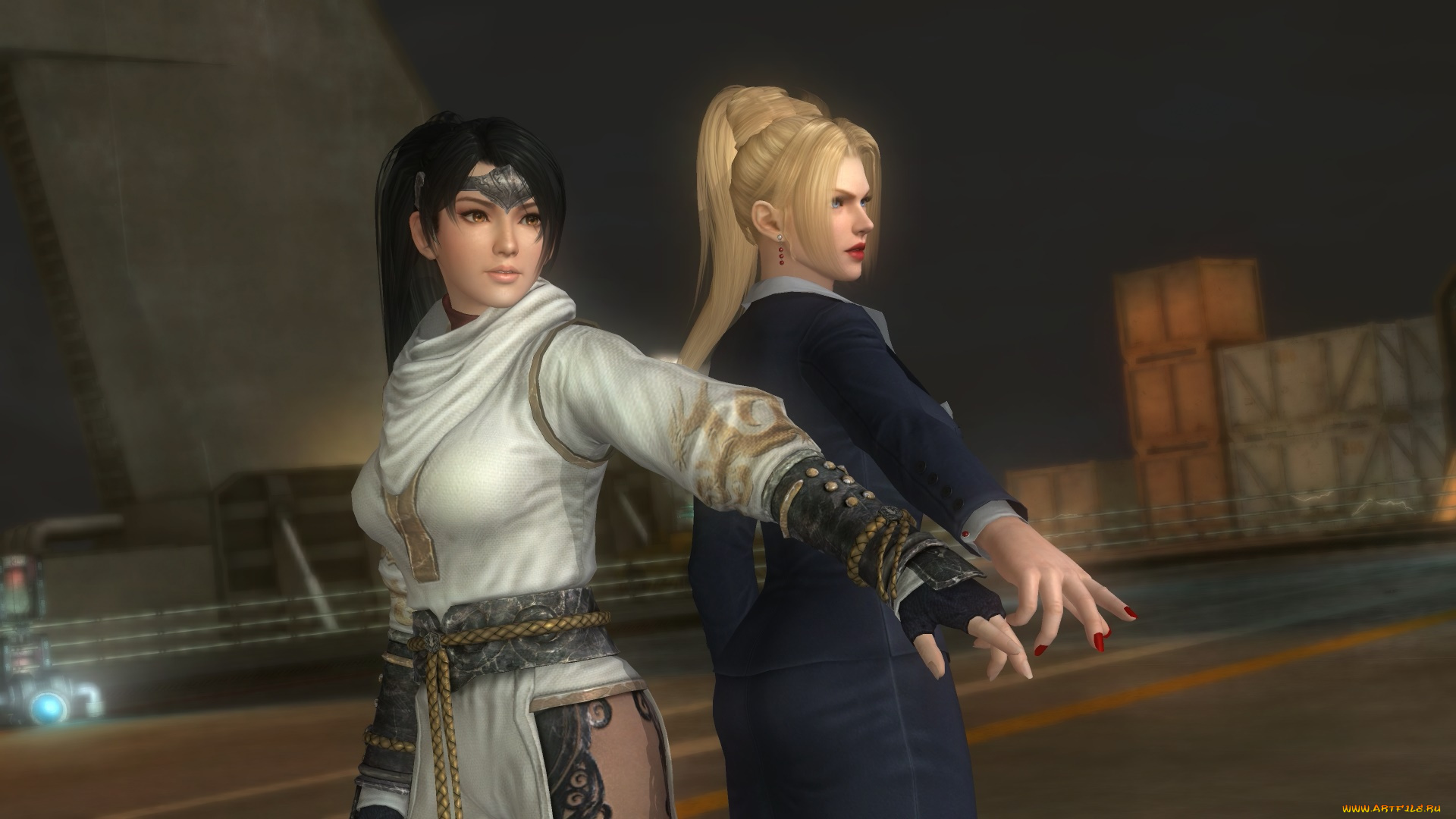 3д, графика, аниме, , anime, взгляд, девушки, поза, фон