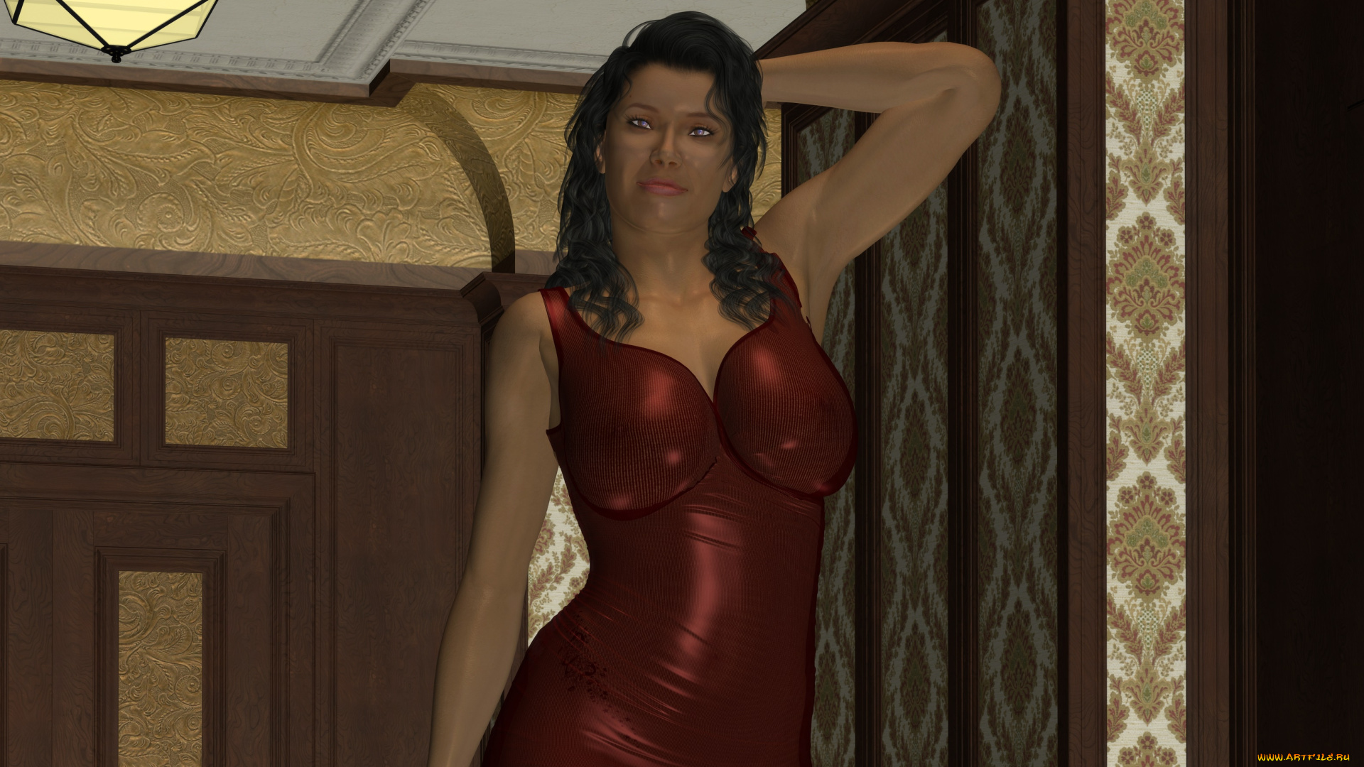 3д, графика, люди, , people, фон, взгляд, девушка