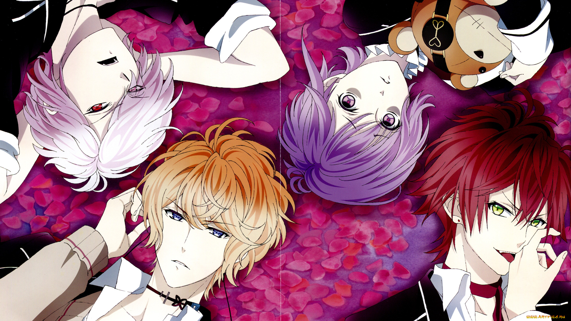 аниме, diabolik, lovers, братья, вампиры