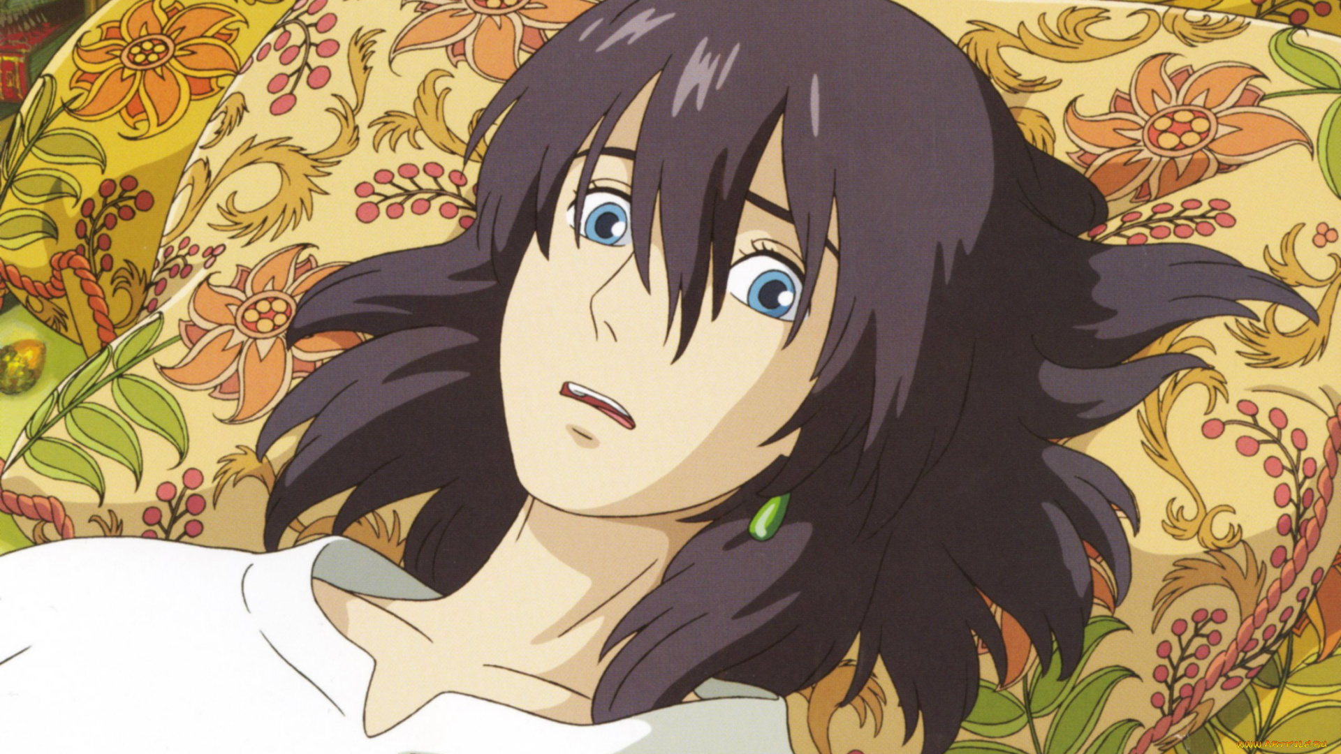 аниме, howl`s, moving, castle, хаул, арт