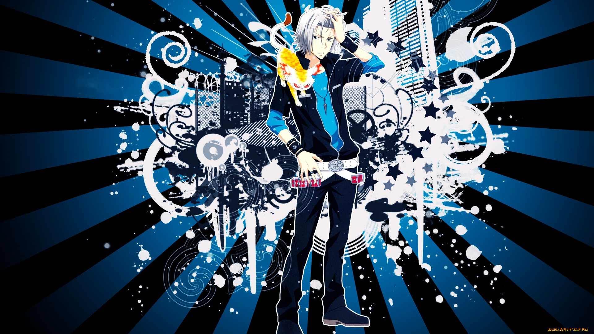 аниме, katekyo, hitman, reborn, учитель, мафиози, реборн