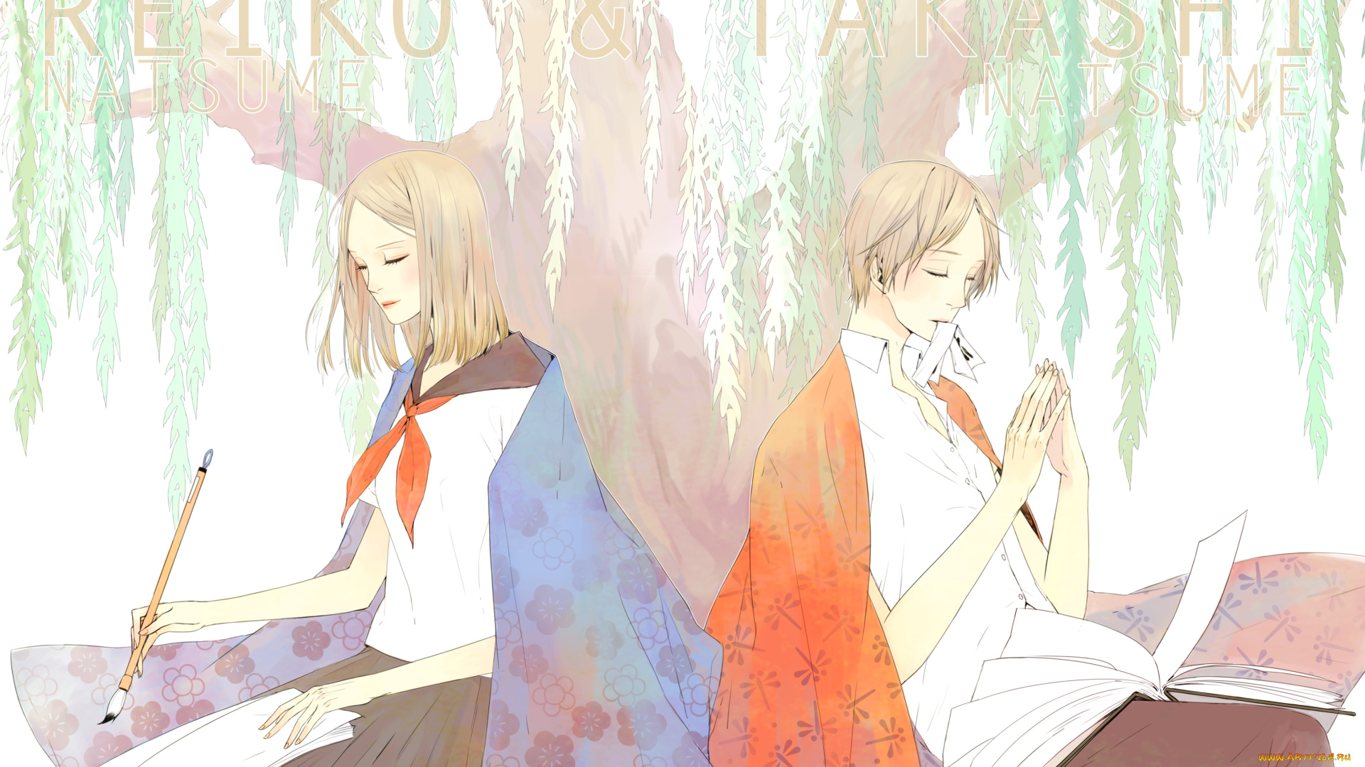 аниме, natsume, yuujinchou, тетрадь, дружбы, нацуме