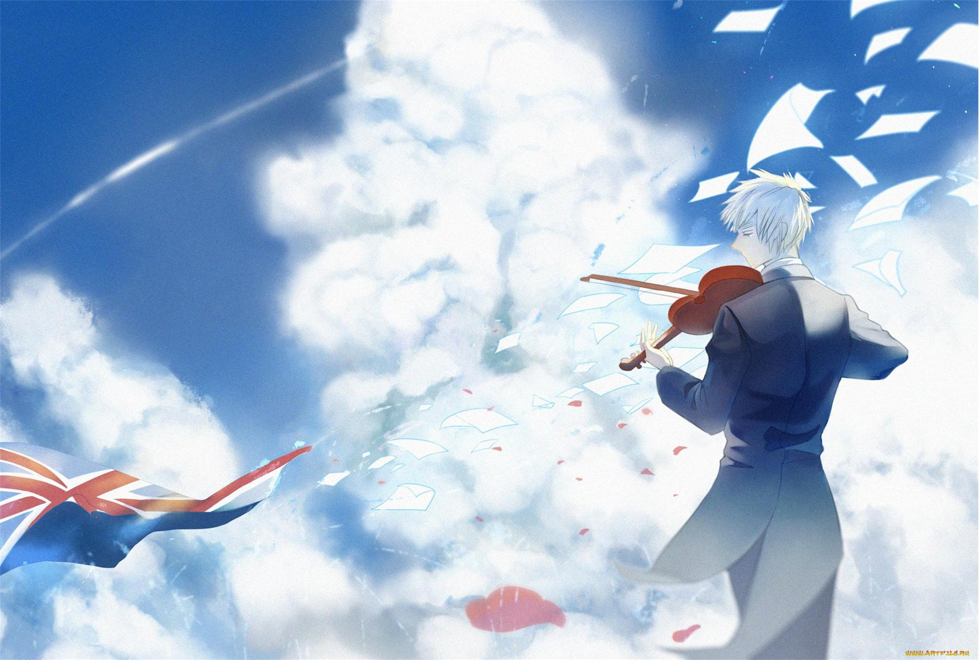 аниме, hetalia, , axis, powers, england