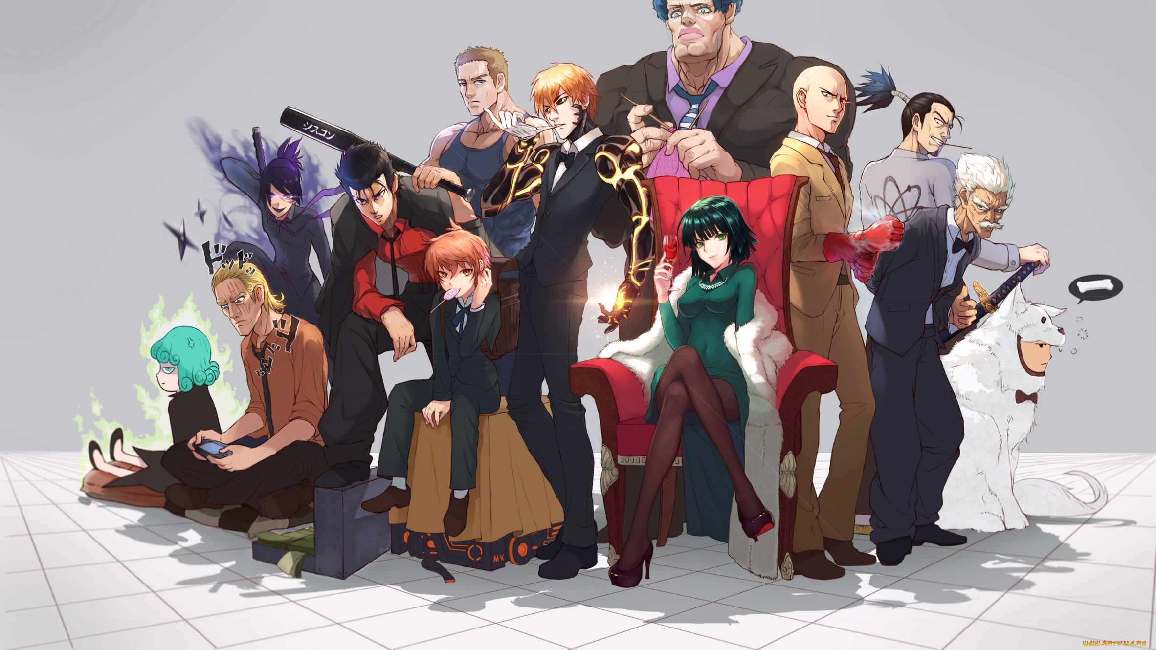 аниме, one, punch, man, one, punch, man, ?????????