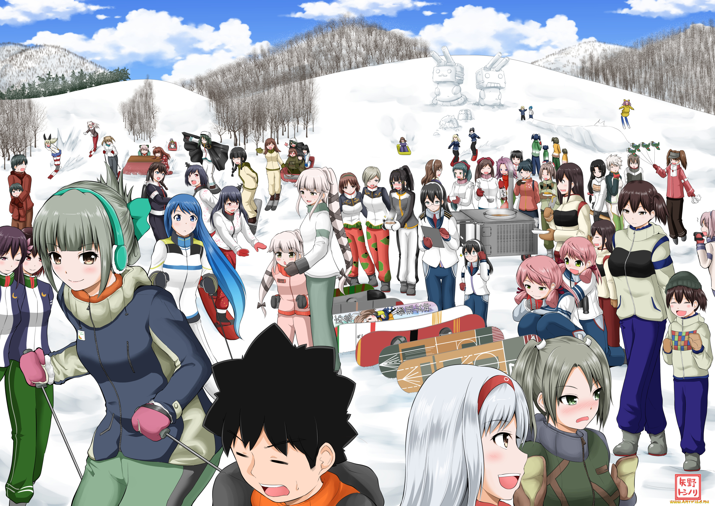 аниме, kantai, collection, kantai, collection