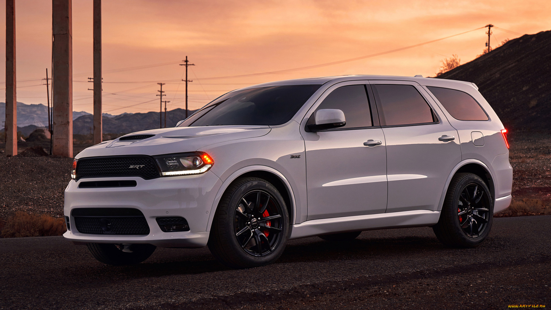 dodge, durango, srt, 2018, автомобили, dodge, внедорожник, белый, 2018, srt, durango