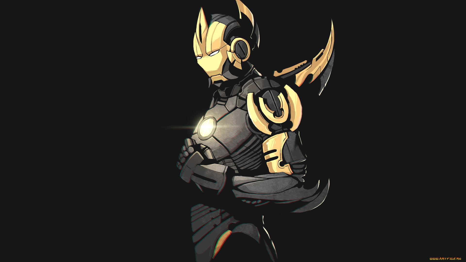 рисованное, комиксы, робот