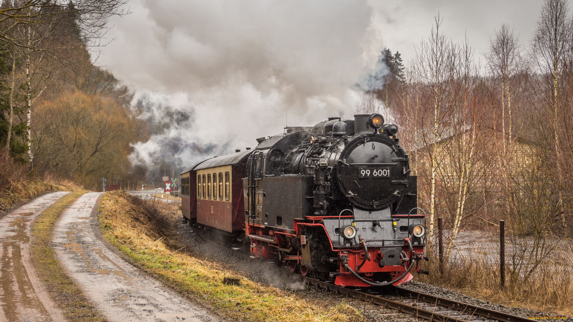 техника, паровозы, рельсы, паровоз