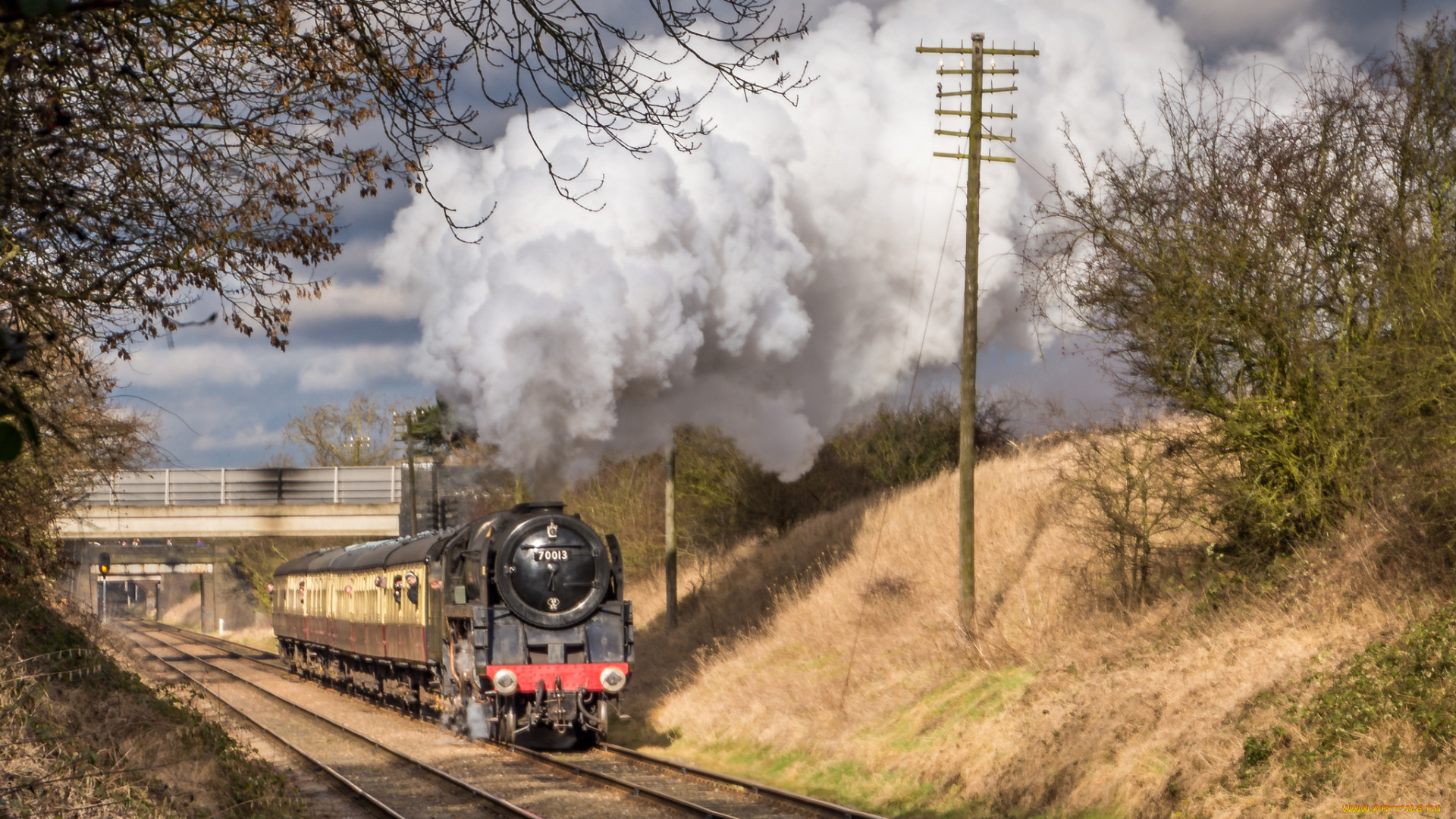 техника, паровозы, рельсы, паровоз