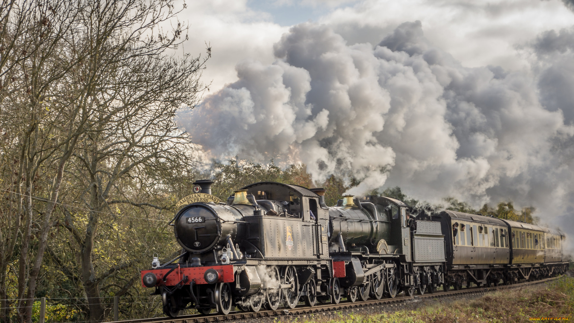 техника, паровозы, рельсы, паровоз