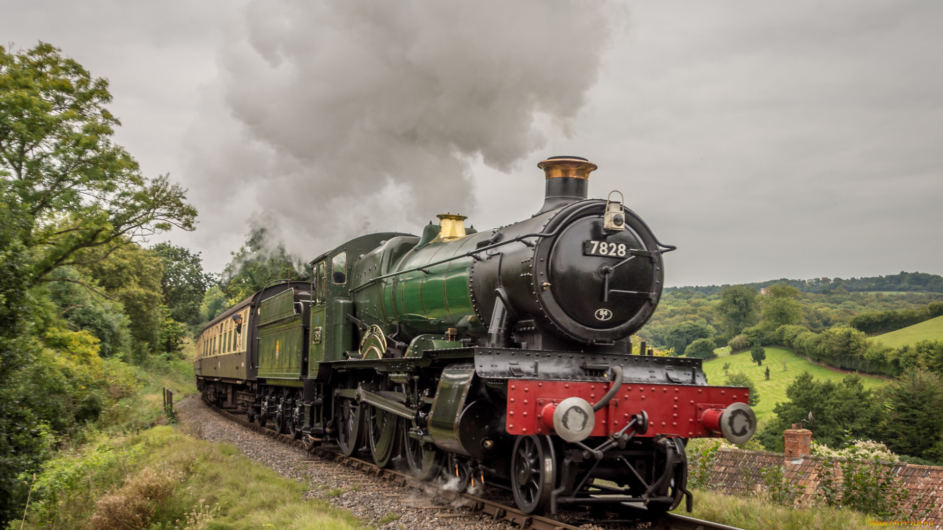 техника, паровозы, рельсы, паровоз