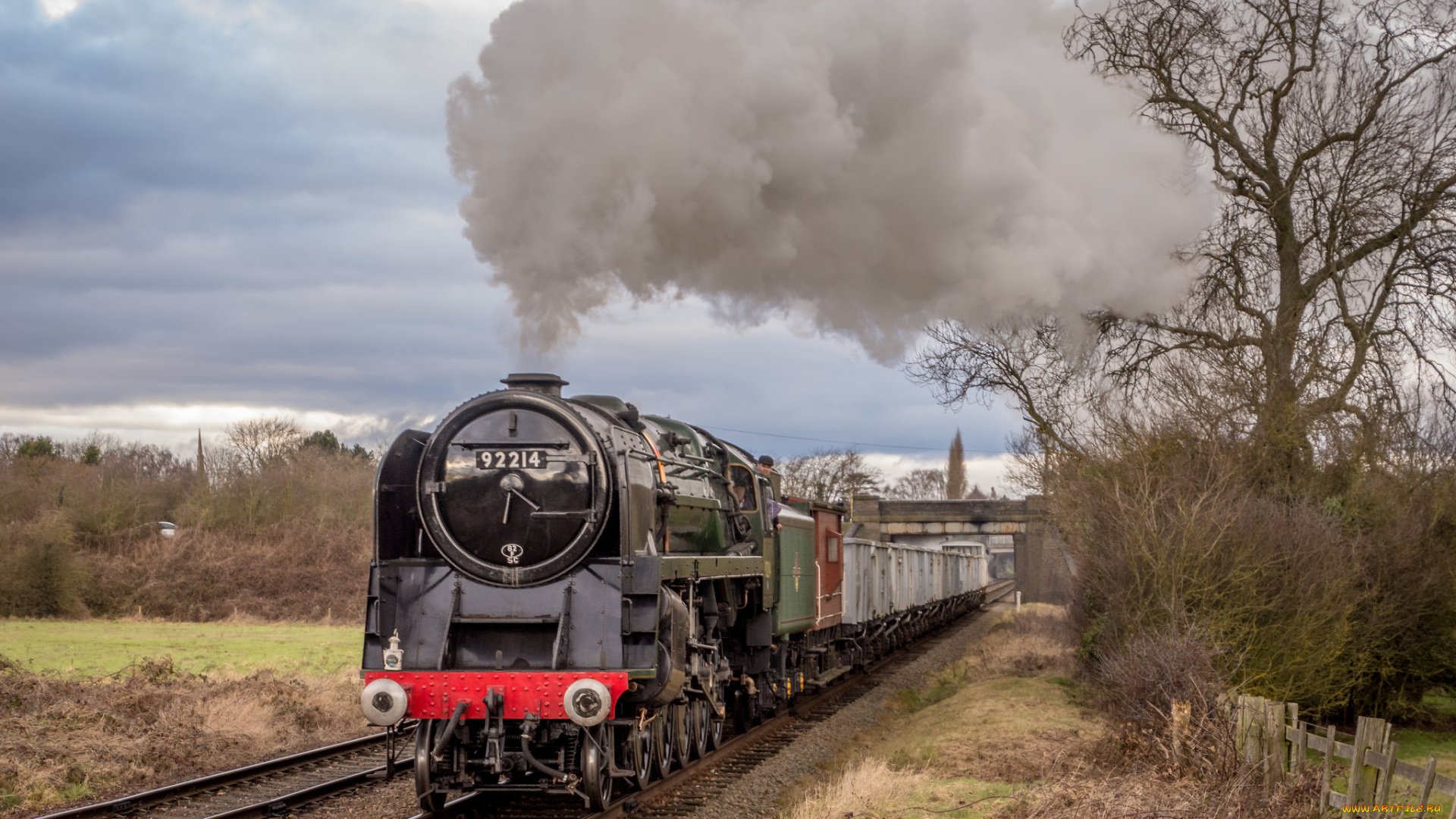 техника, паровозы, рельсы, паровоз