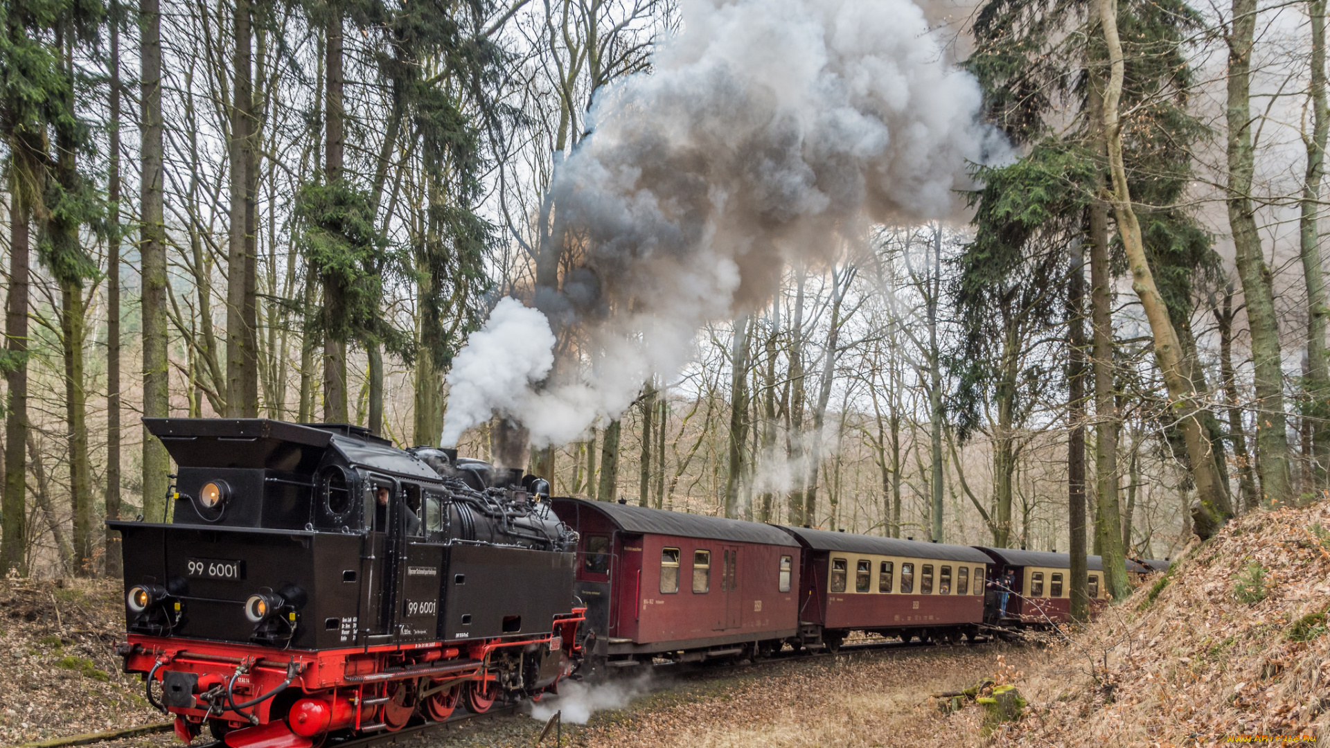 техника, паровозы, рельсы, паровоз