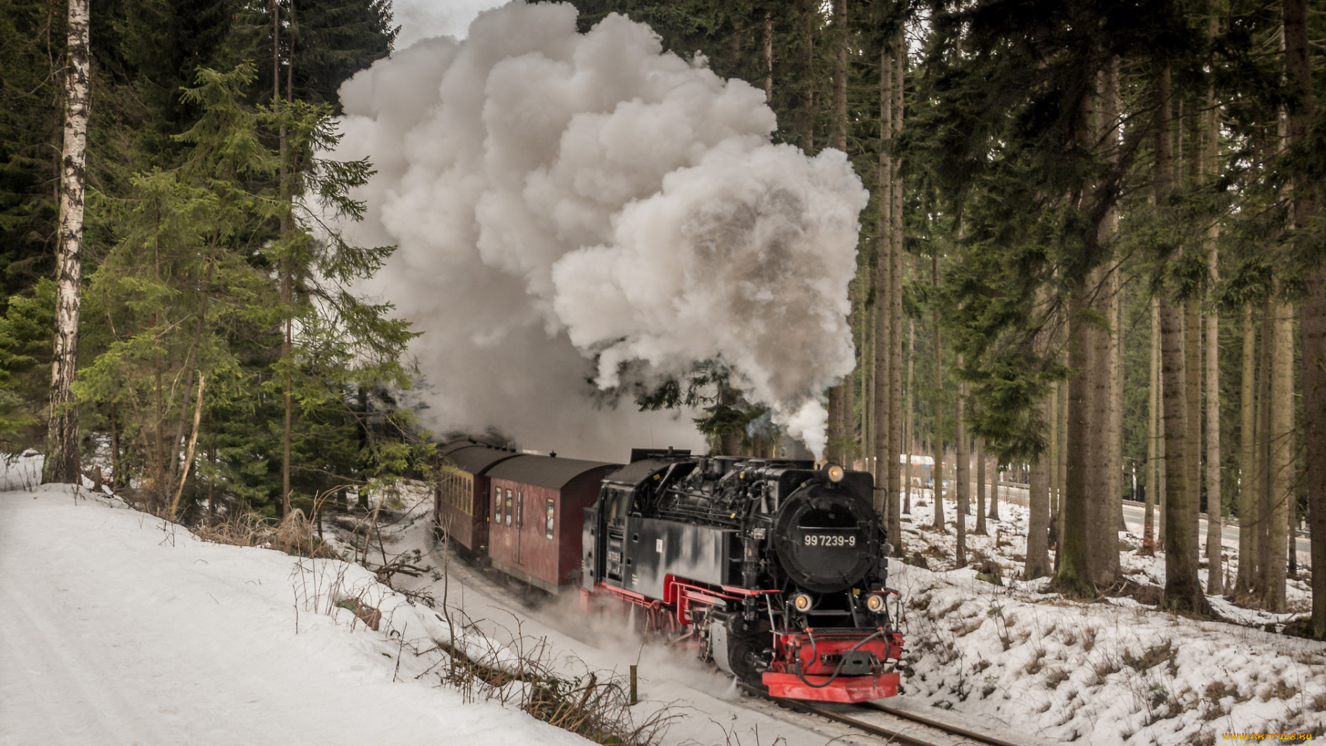 техника, паровозы, рельсы, паровоз