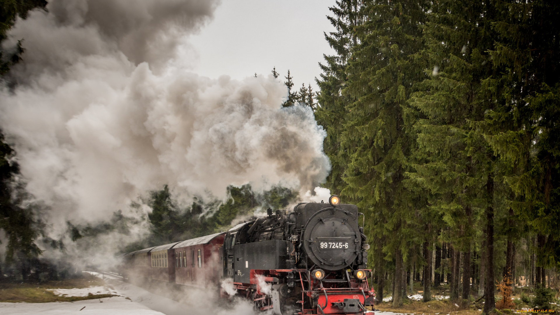техника, паровозы, рельсы, паровоз