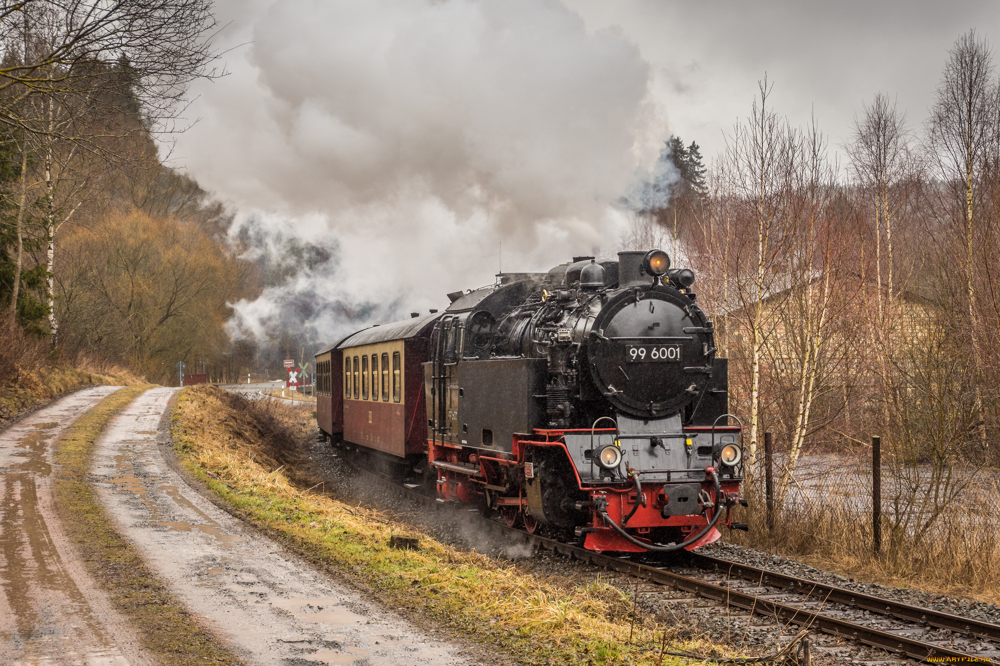 техника, паровозы, рельсы, паровоз