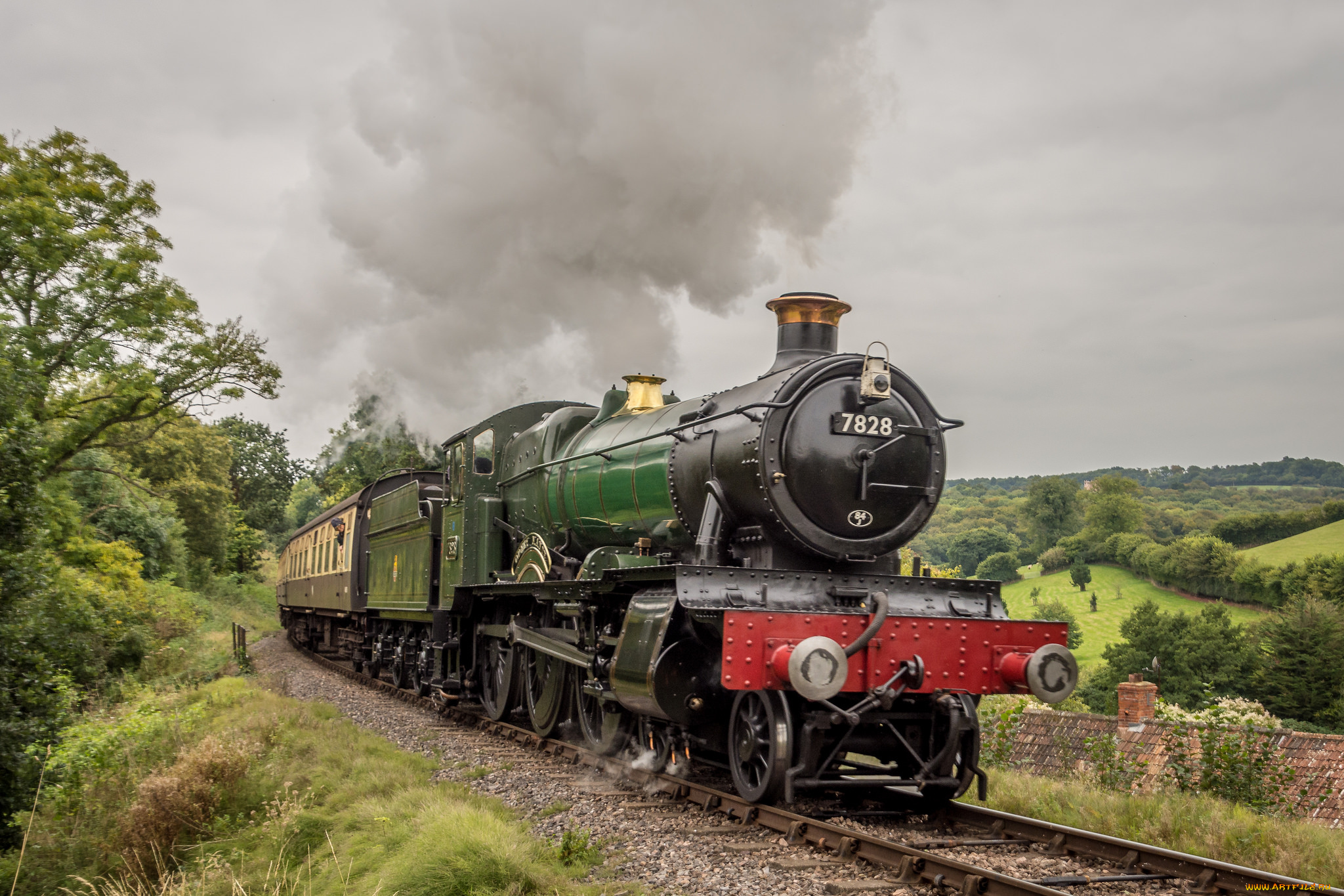 техника, паровозы, рельсы, паровоз