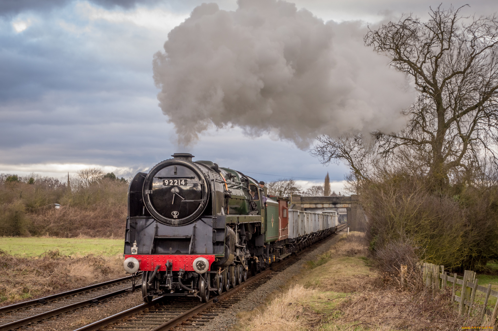 техника, паровозы, рельсы, паровоз
