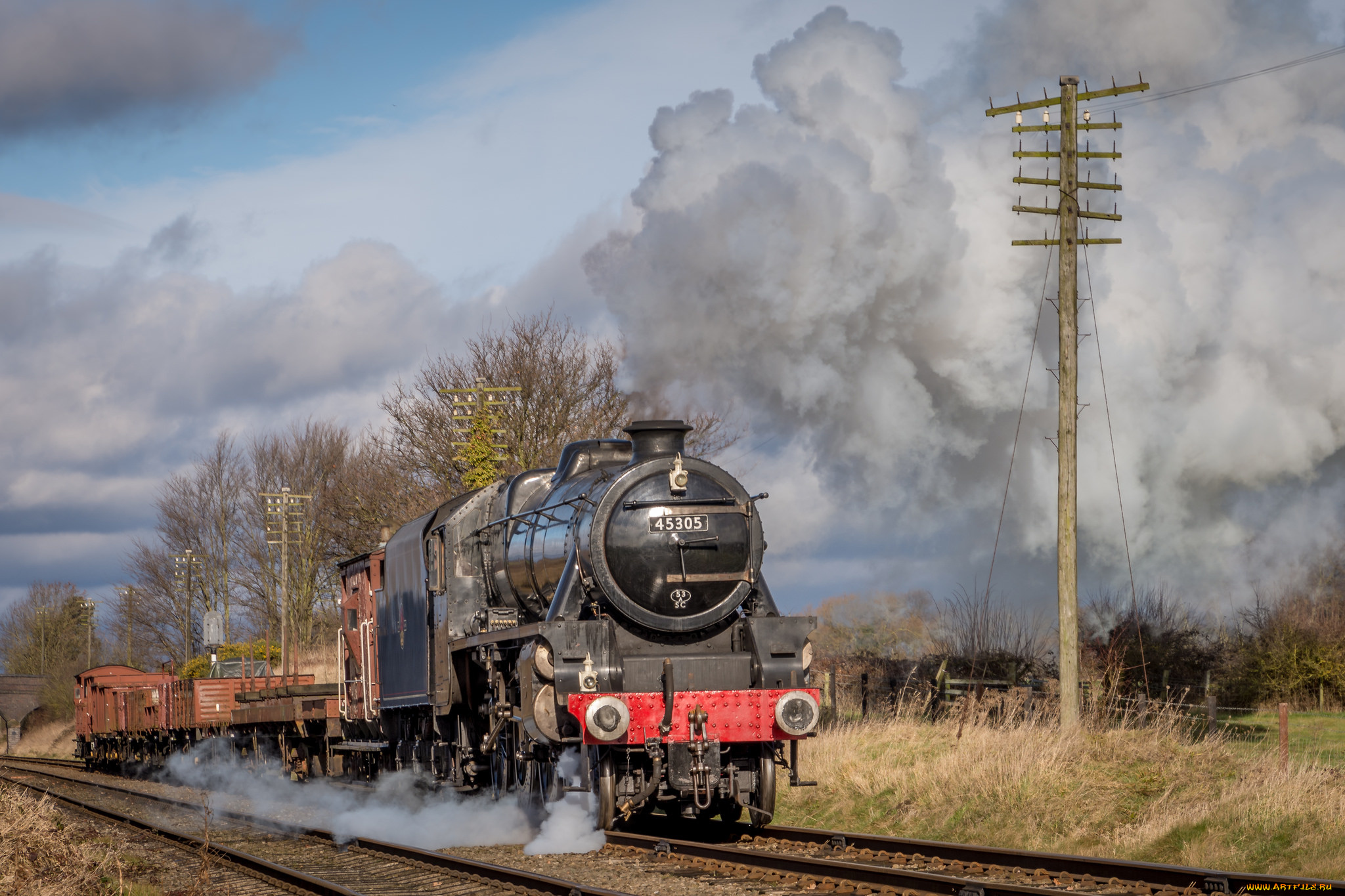 техника, паровозы, рельсы, паровоз