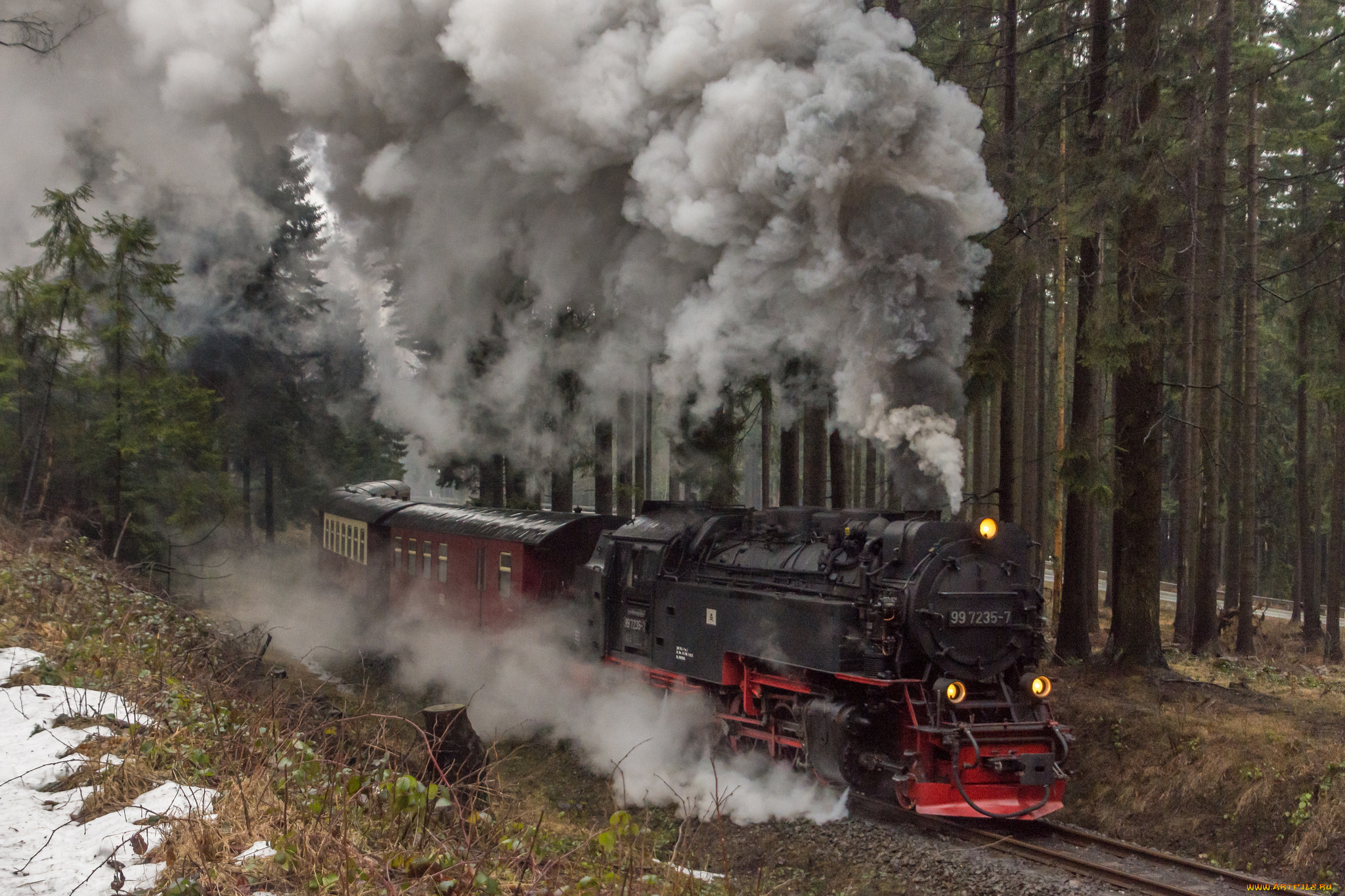 техника, паровозы, рельсы, паровоз