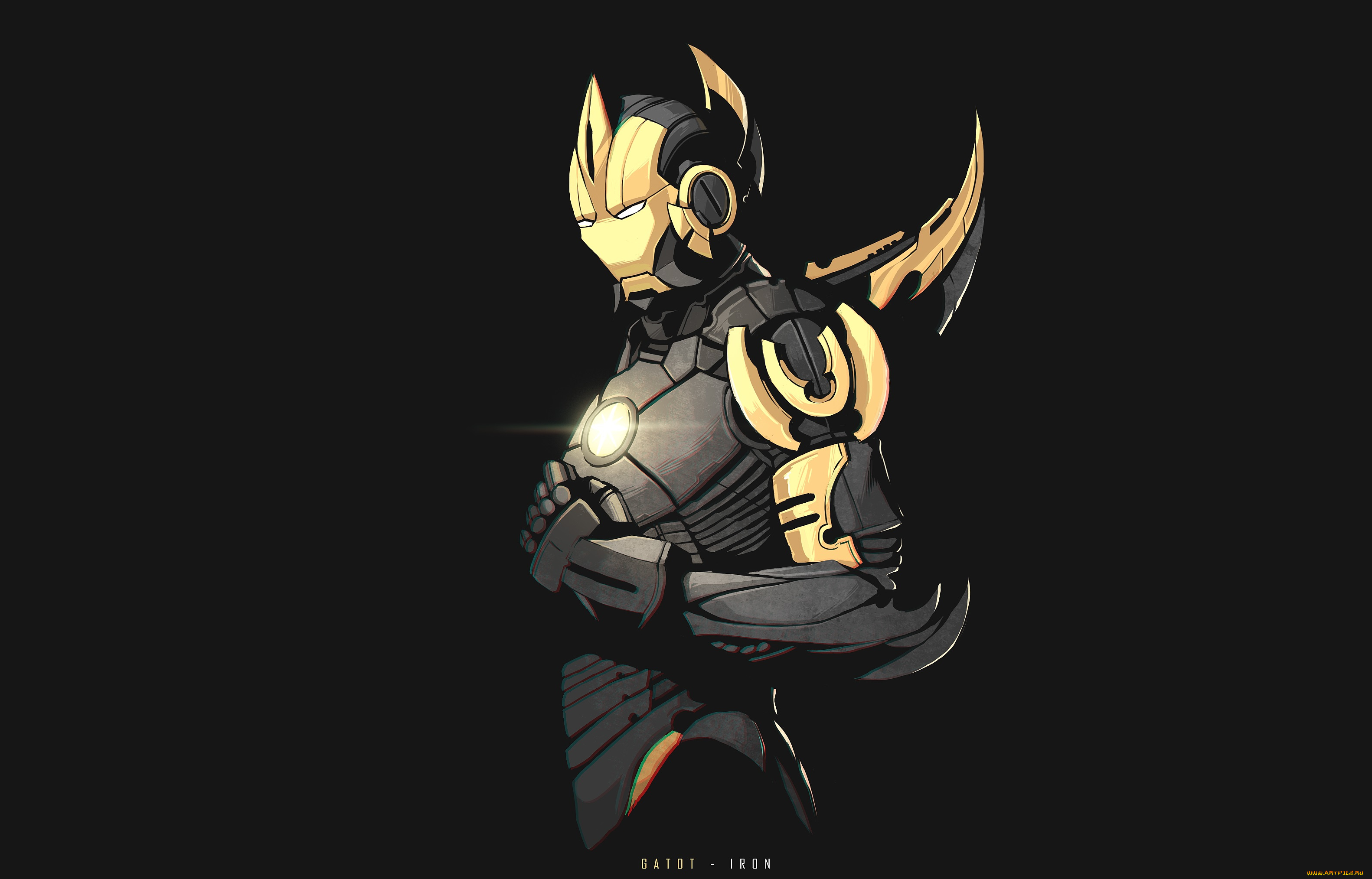 рисованное, комиксы, робот