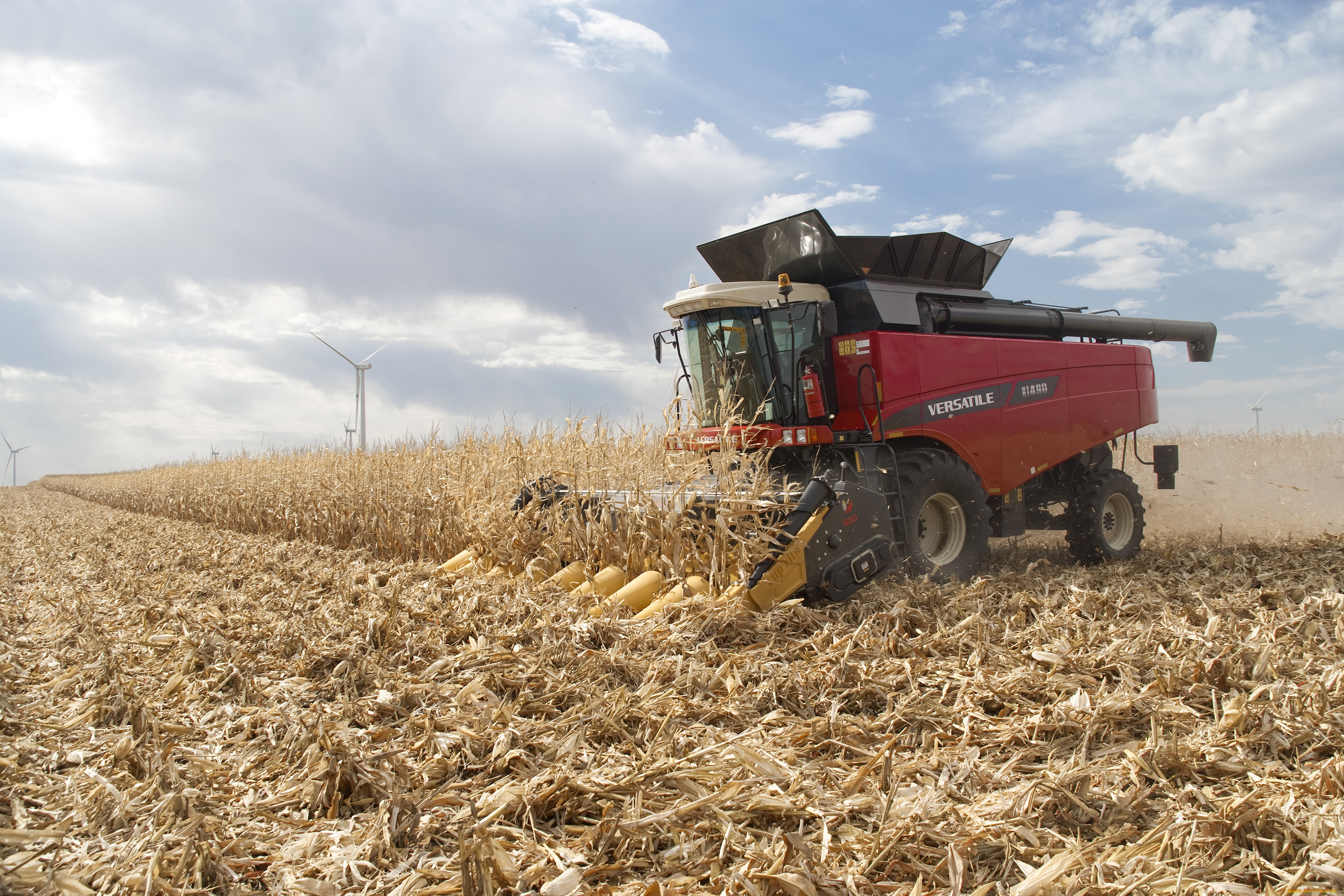 техника, комбайны, versatile