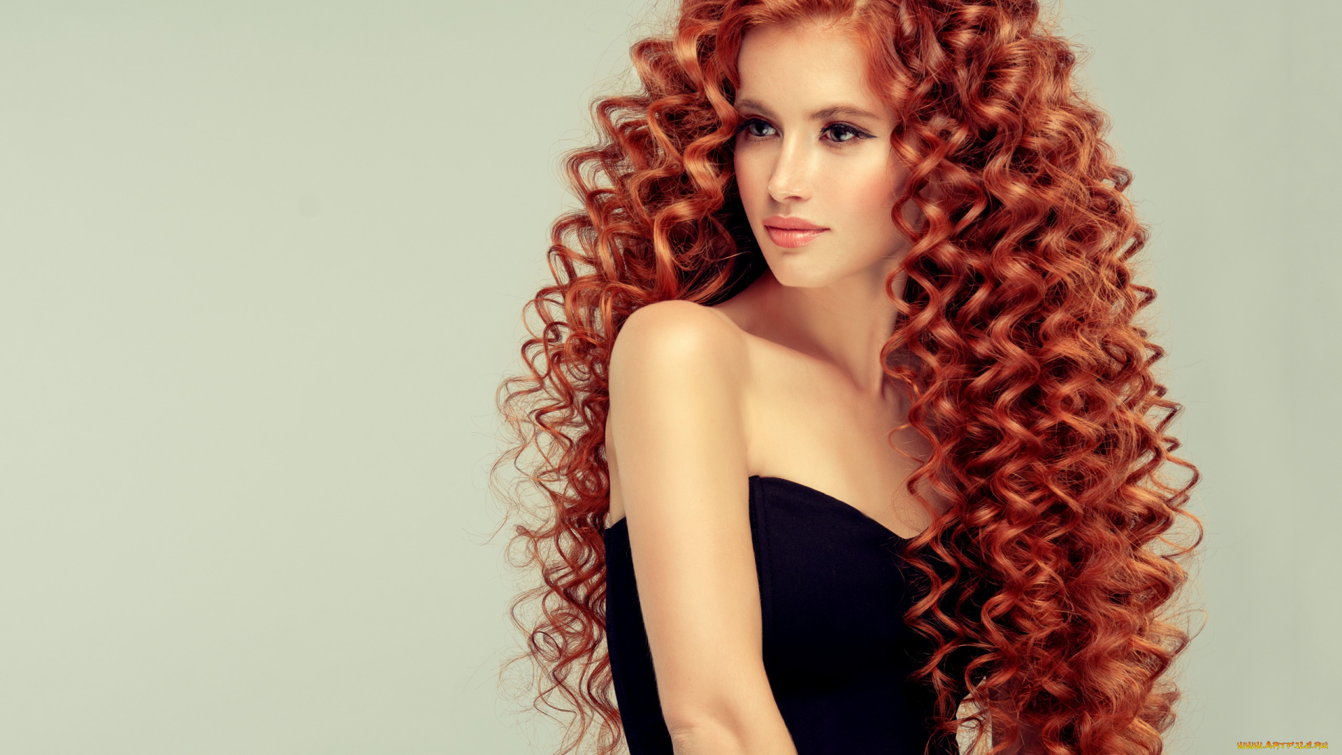 девушки, -unsort, , рыжеволосые, и, другие, топ, кудри, рыжая