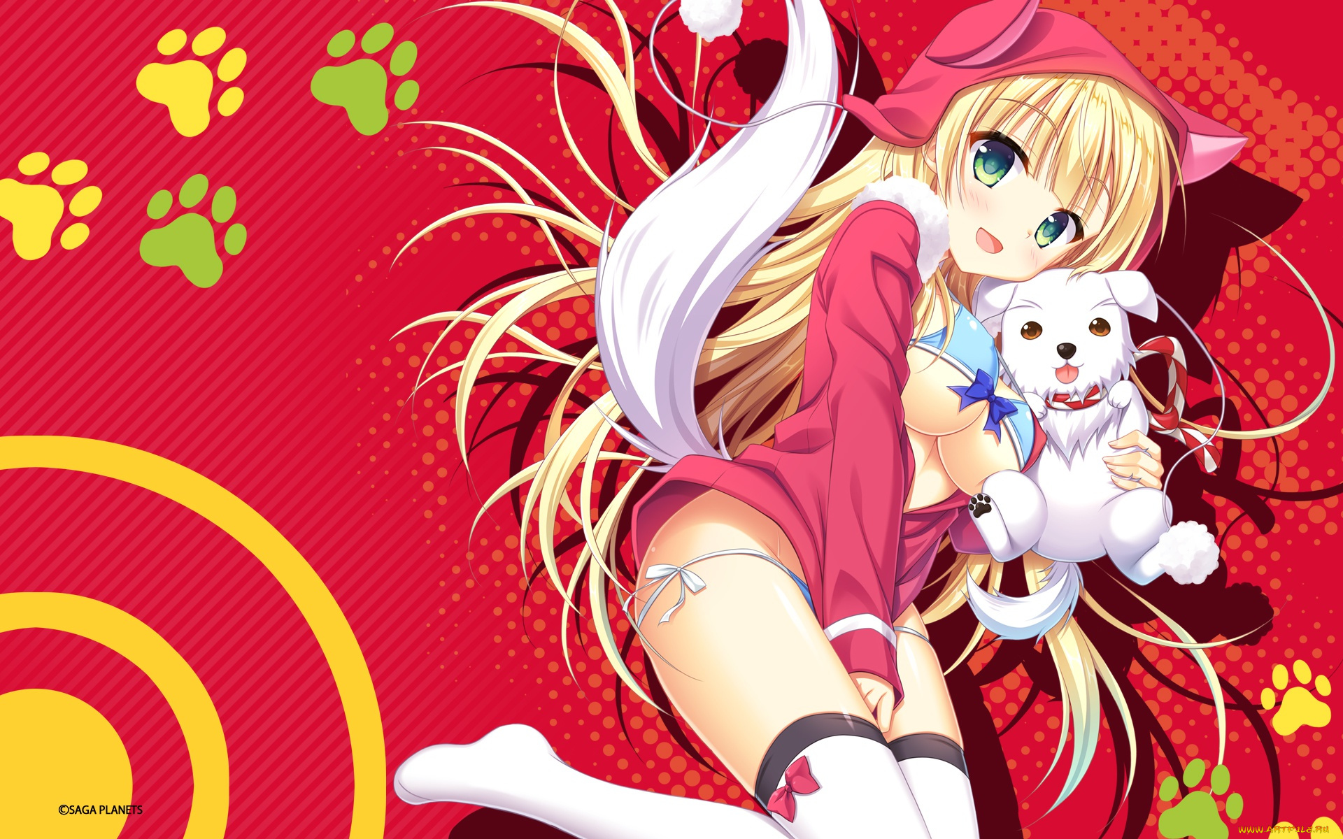 аниме, животные, , существа, девушка, секси