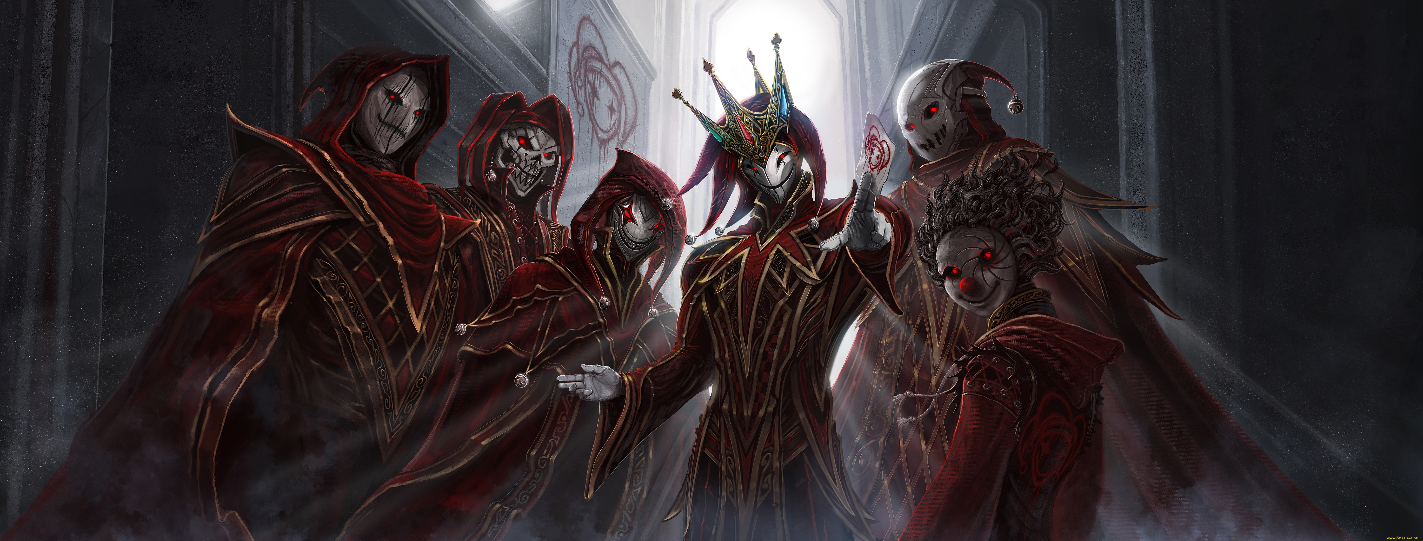 фэнтези, существа, фон, взгляд