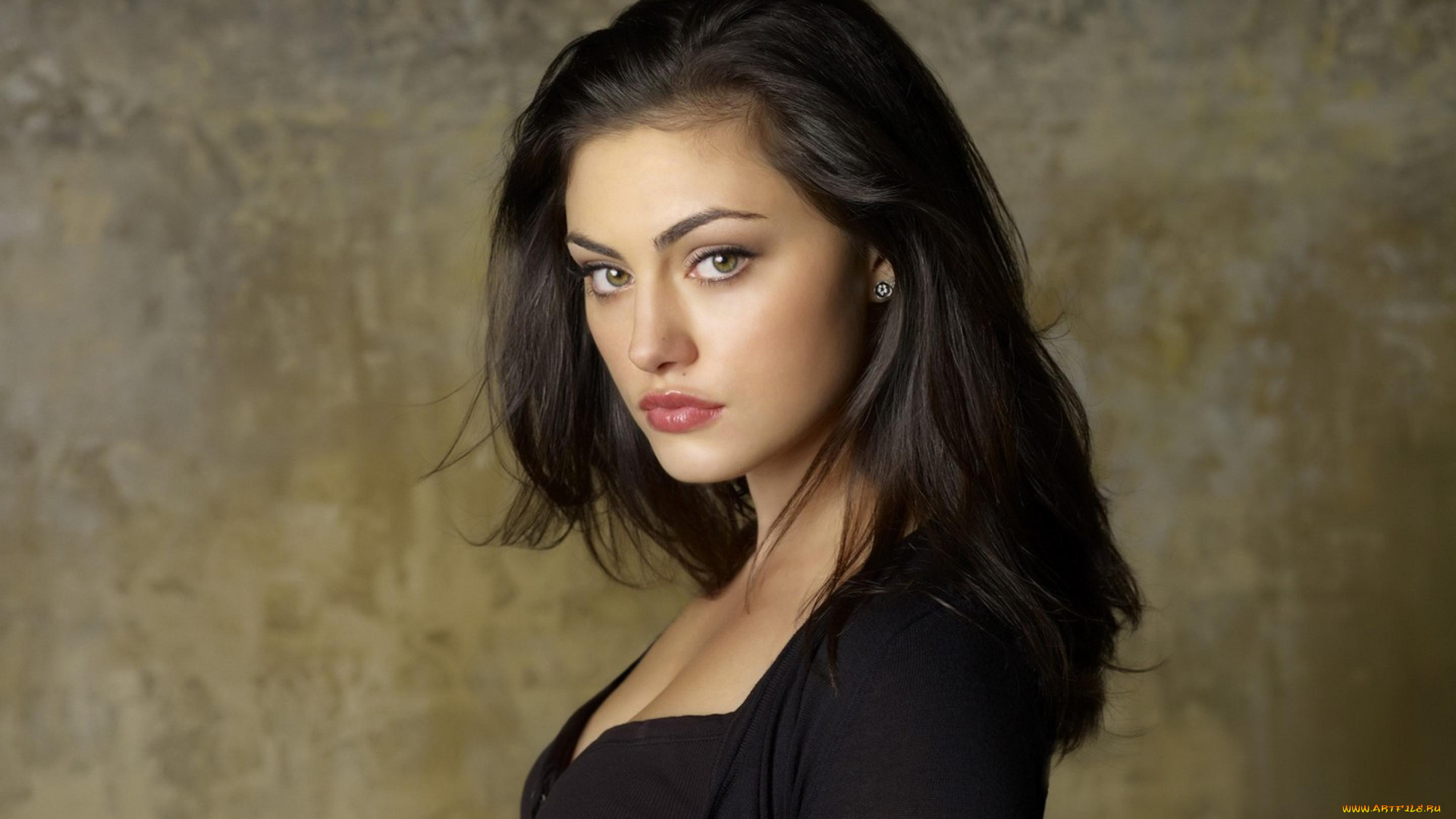 девушки, phoebe, tonkin, брюнетка, лицо