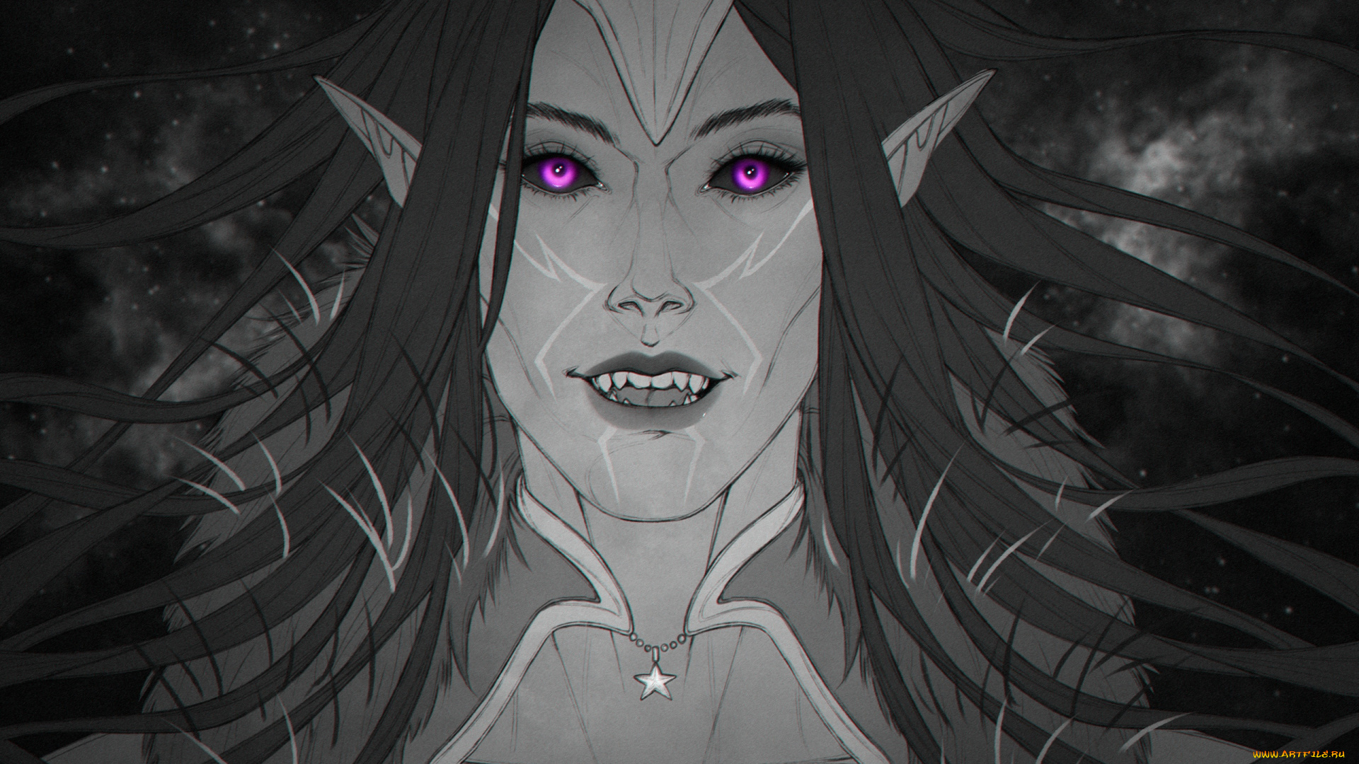 фэнтези, существа, лицо