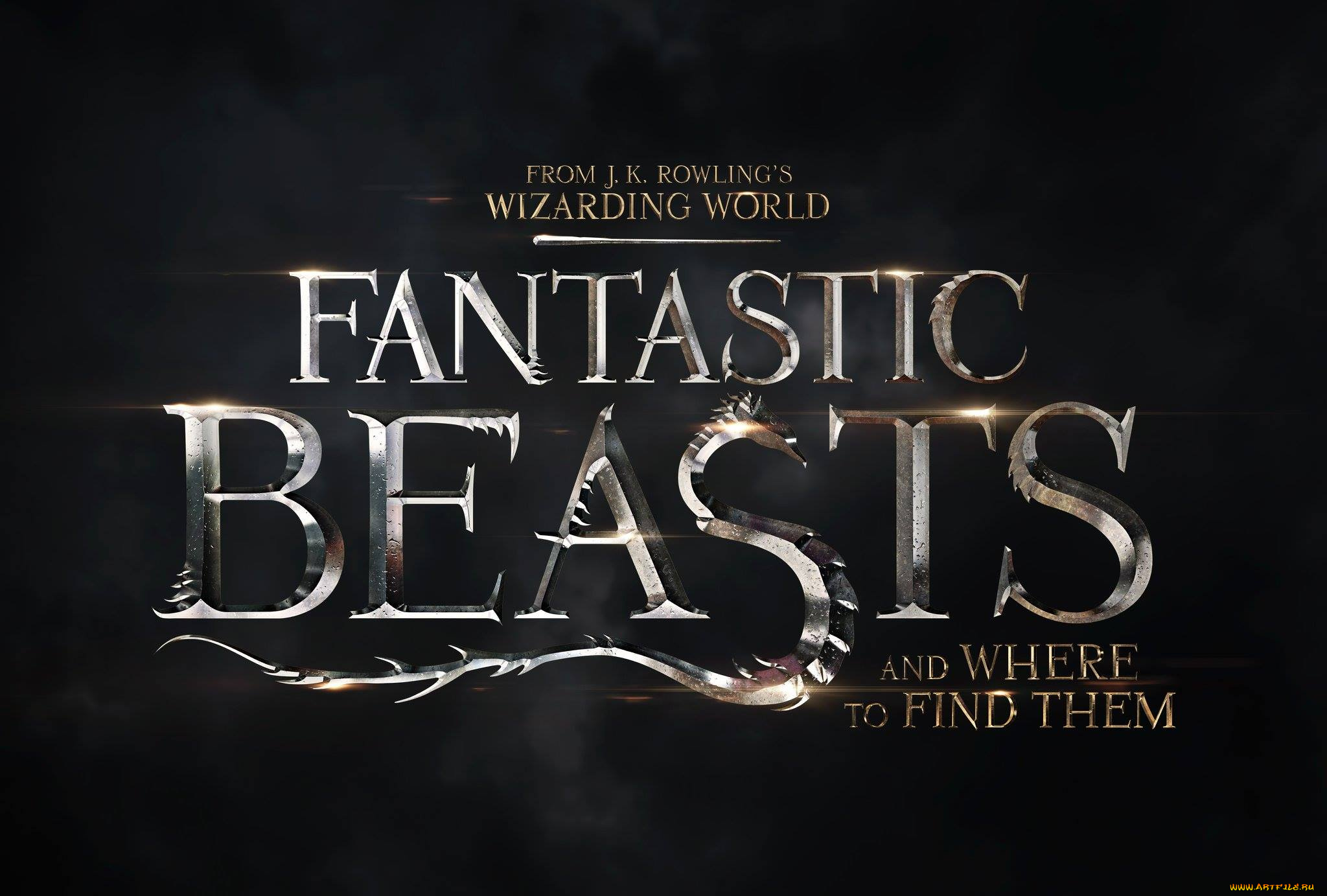 кино, фильмы, fantastic, beasts, and, where, to, find, them, надпись, название