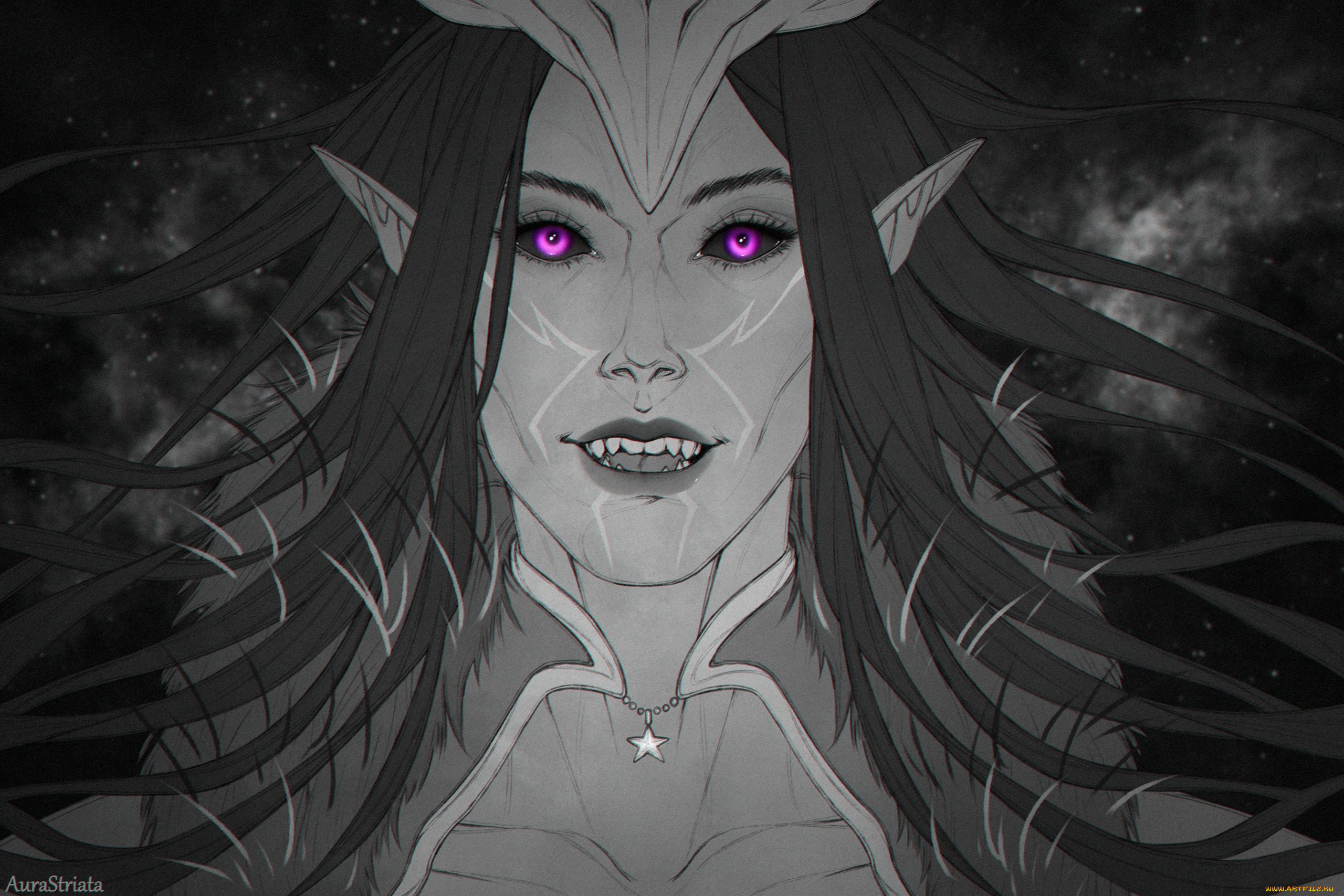 фэнтези, существа, лицо