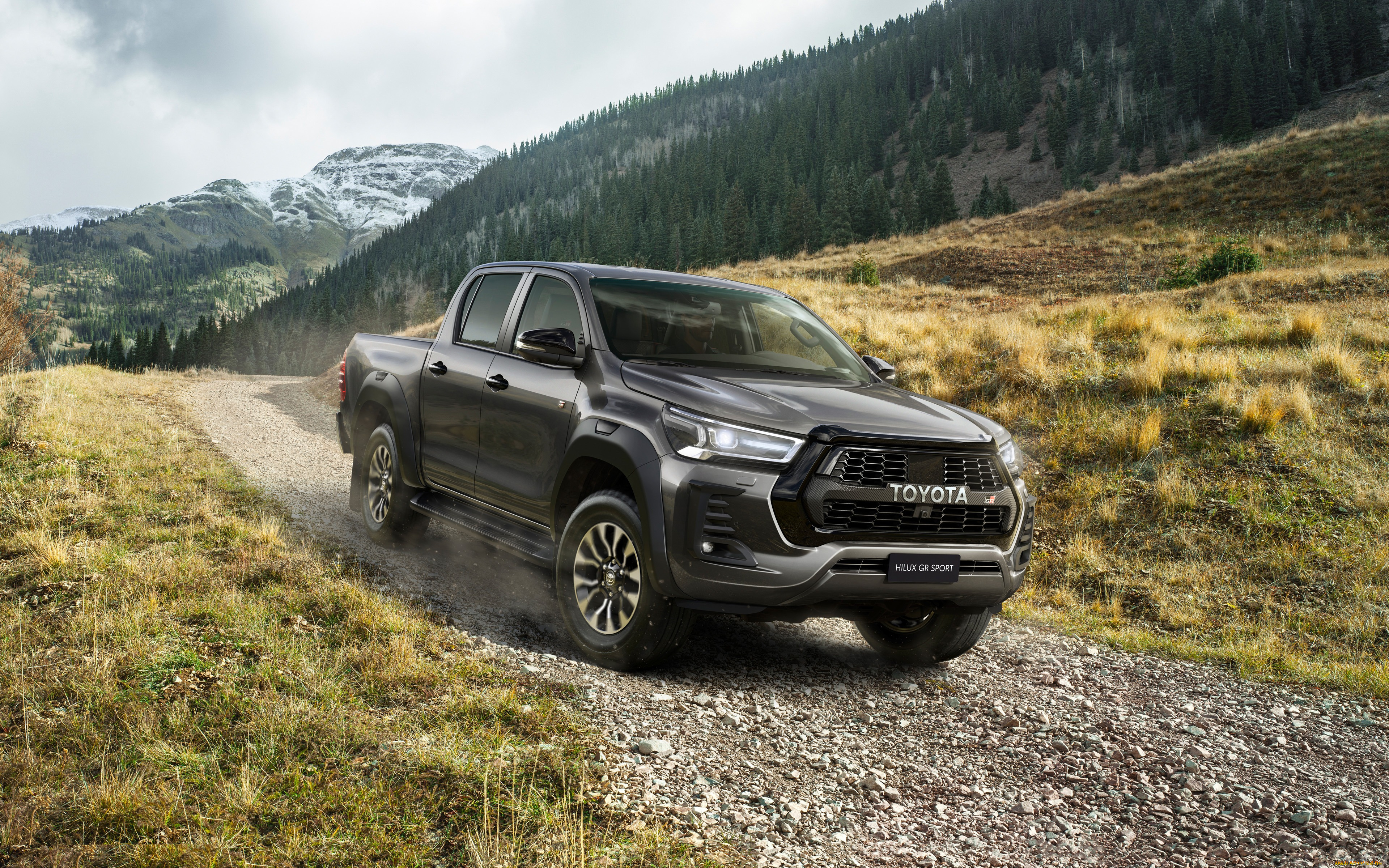 2022, toyota, hilux, gr, sport, автомобили, toyota, hilux, gr, sport, пикап, внедорожник, природа, 2022, тойота, хайлюкс, cпорт, японские