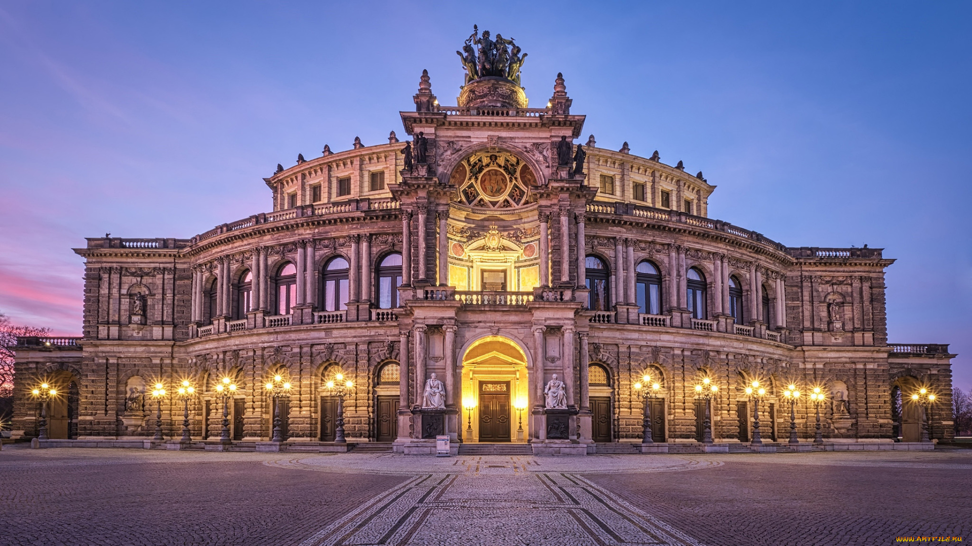 semperoper, города, дрезден, , германия