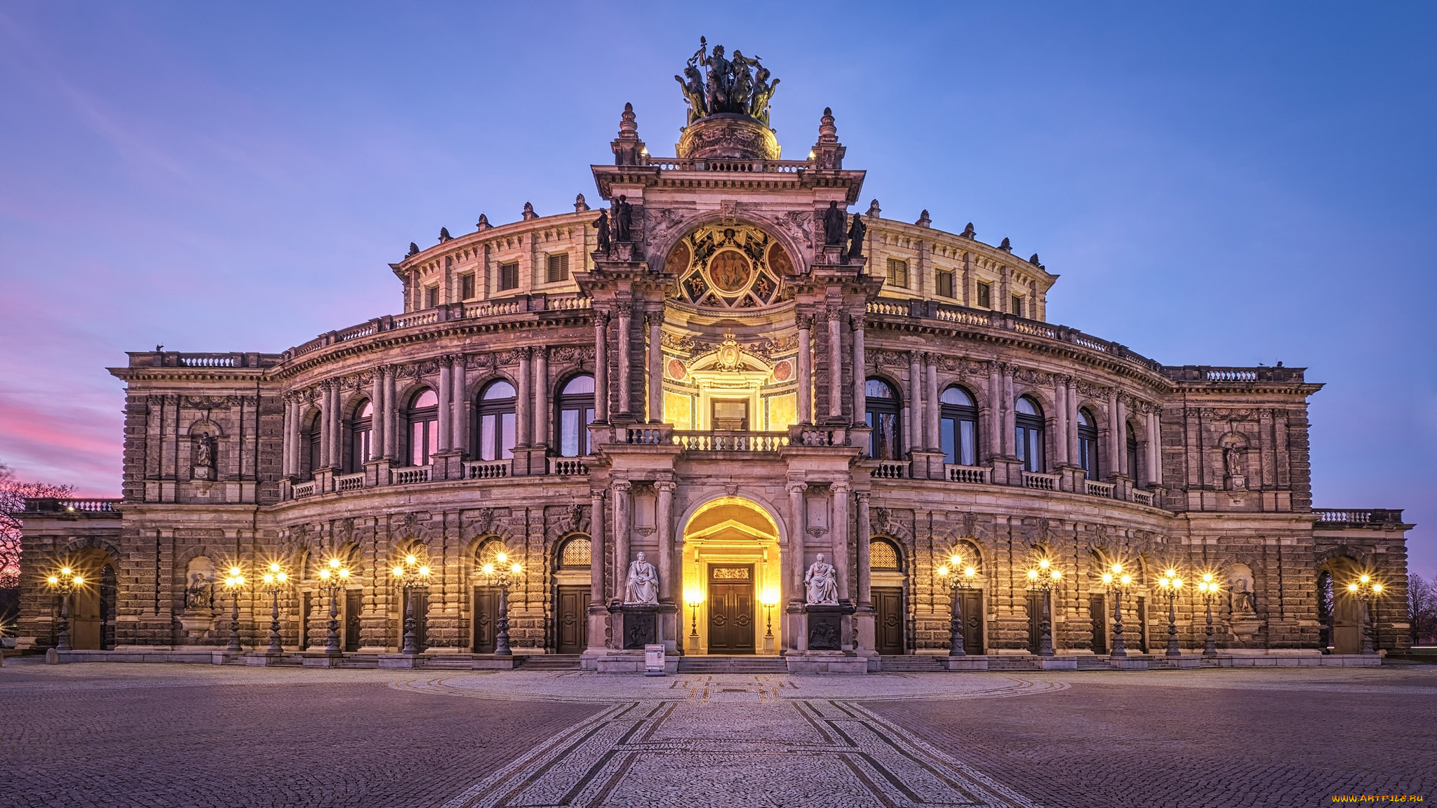 semperoper, города, дрезден, , германия