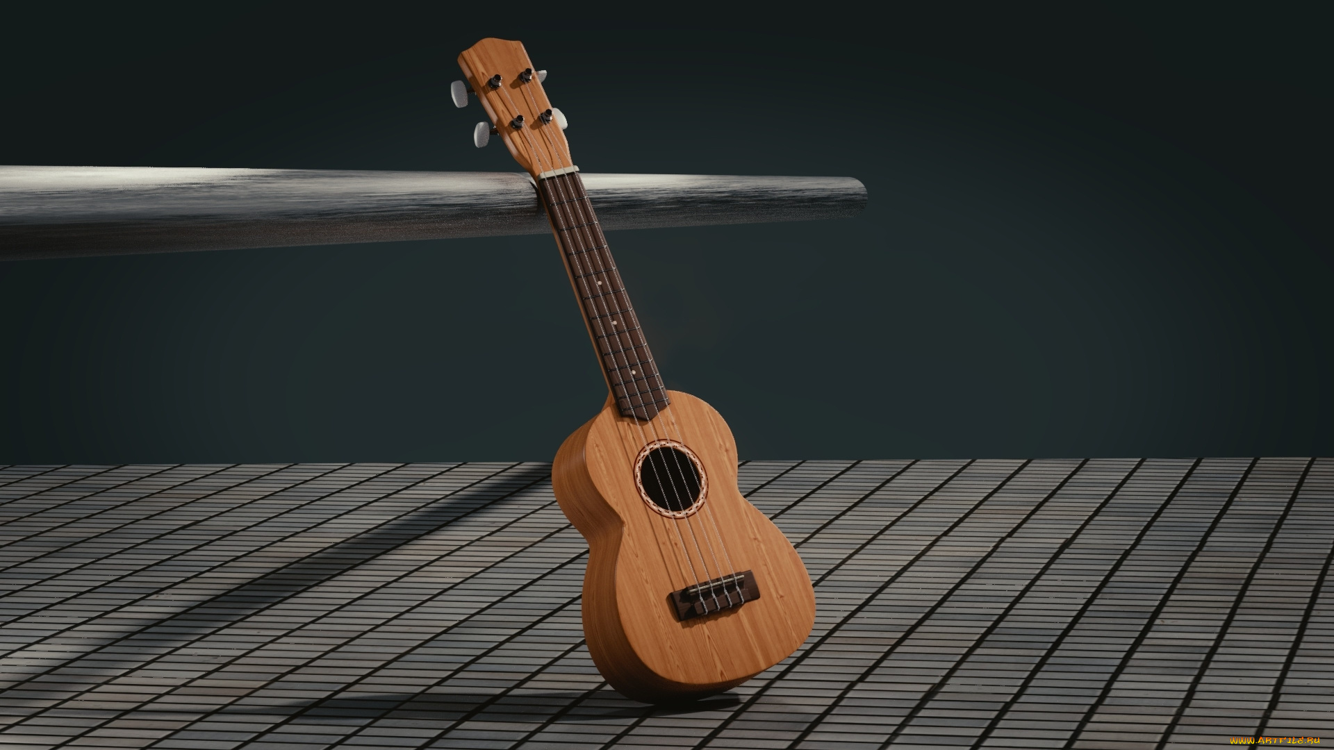 3д, графика, реализм, , realism, гитара