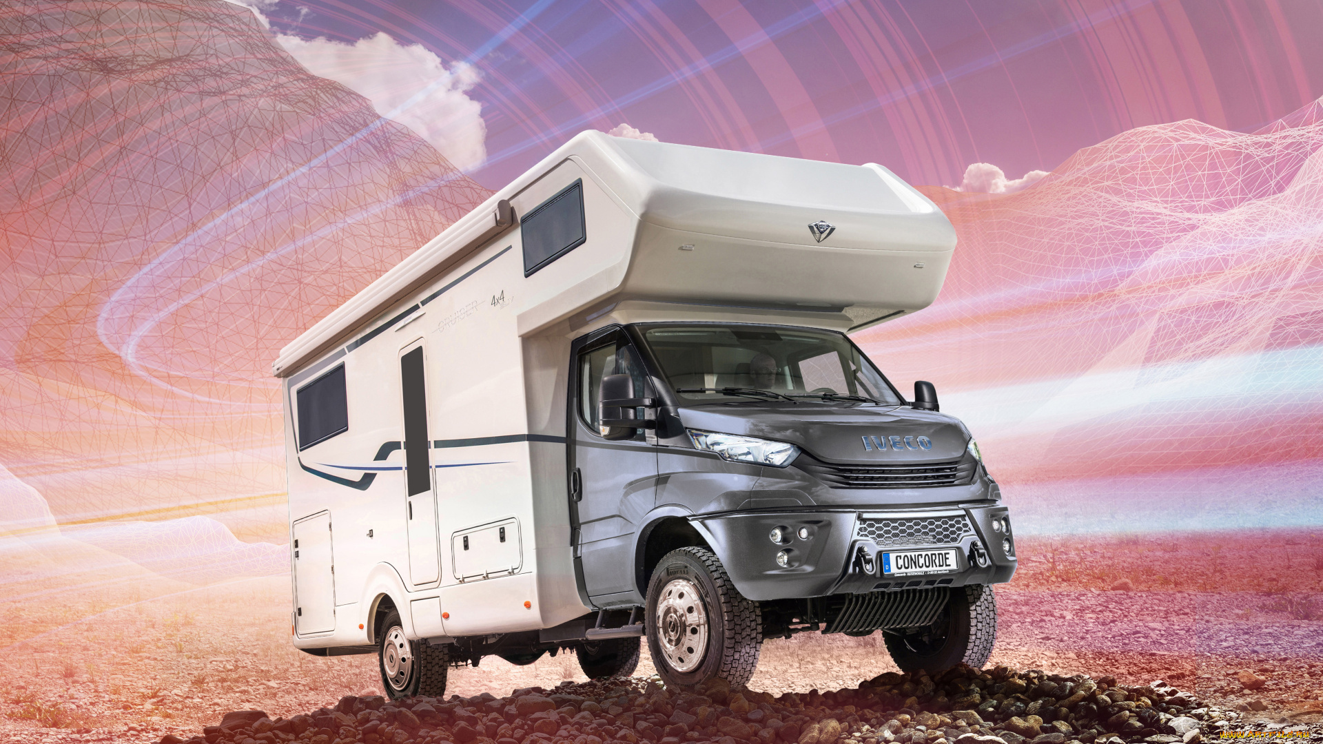 автомобили, дом, на, колёсах, iveco