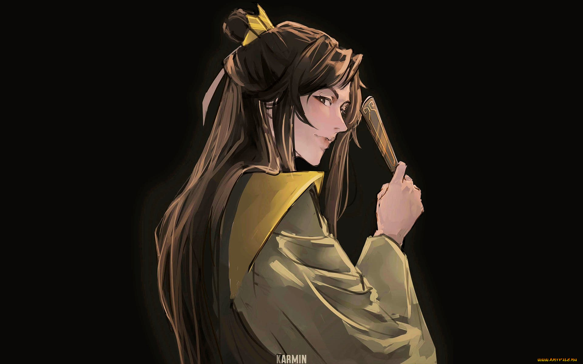 аниме, mo, dao, zu, shi, не, хуайсан, веер