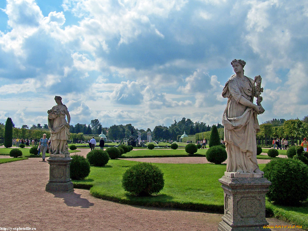 петергоф, верхний, парк, лето, 2005, города, санкт, петербург, россия
