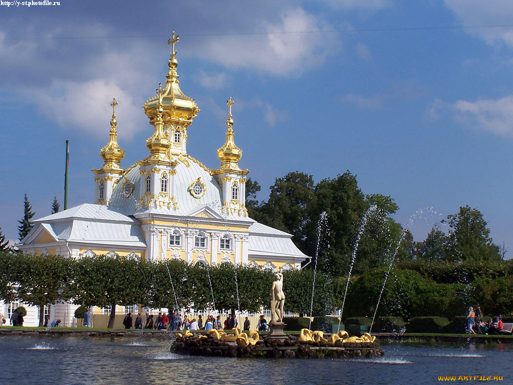 петергоф, верхний, парк, лето, 2005, города, санкт, петербург, россия