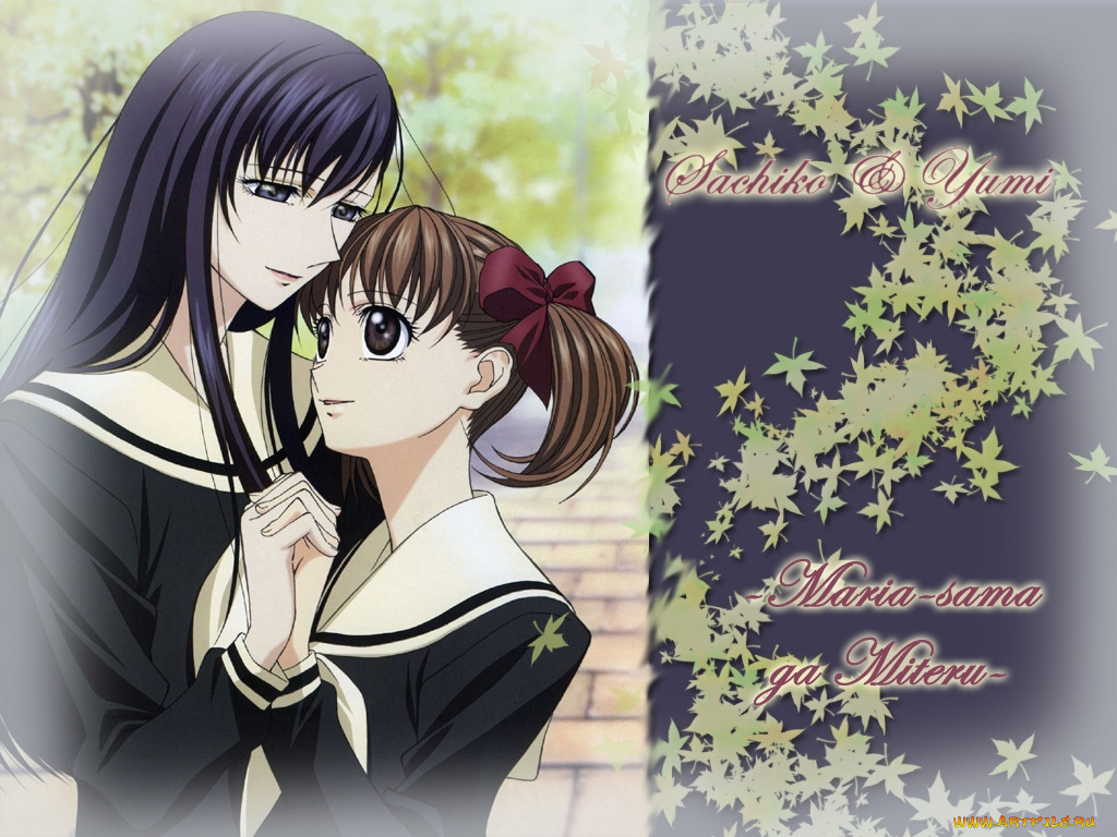 аниме, maria, sama, ga, miteru