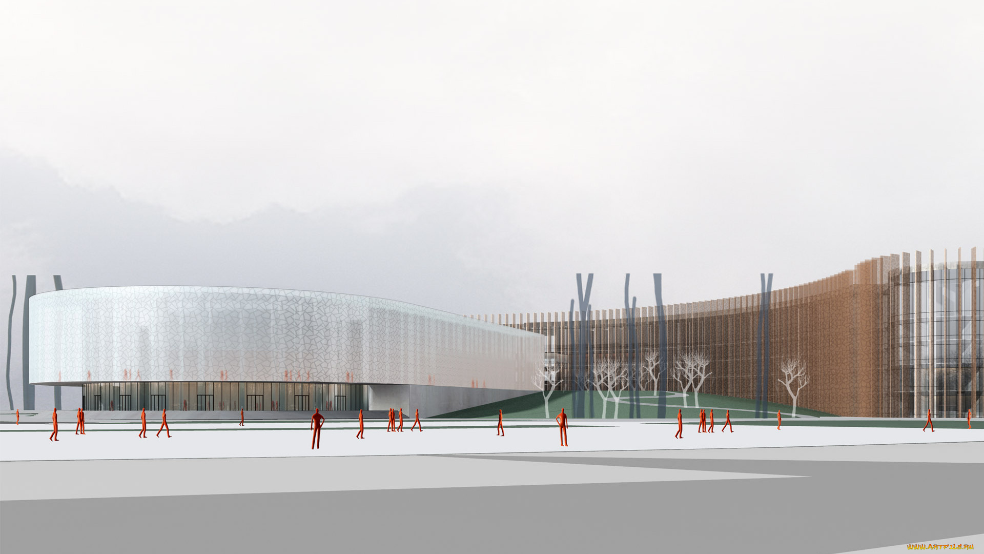 3д, графика, architecture, архитектура