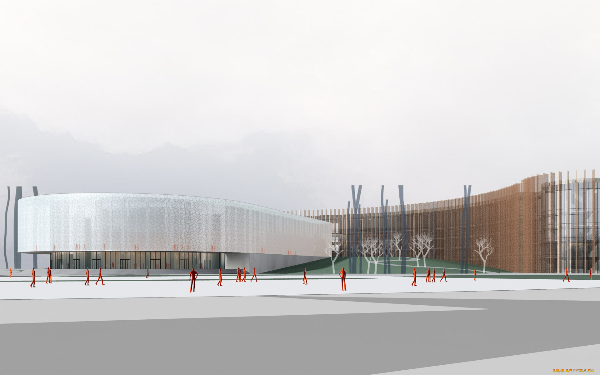 3д, графика, architecture, архитектура