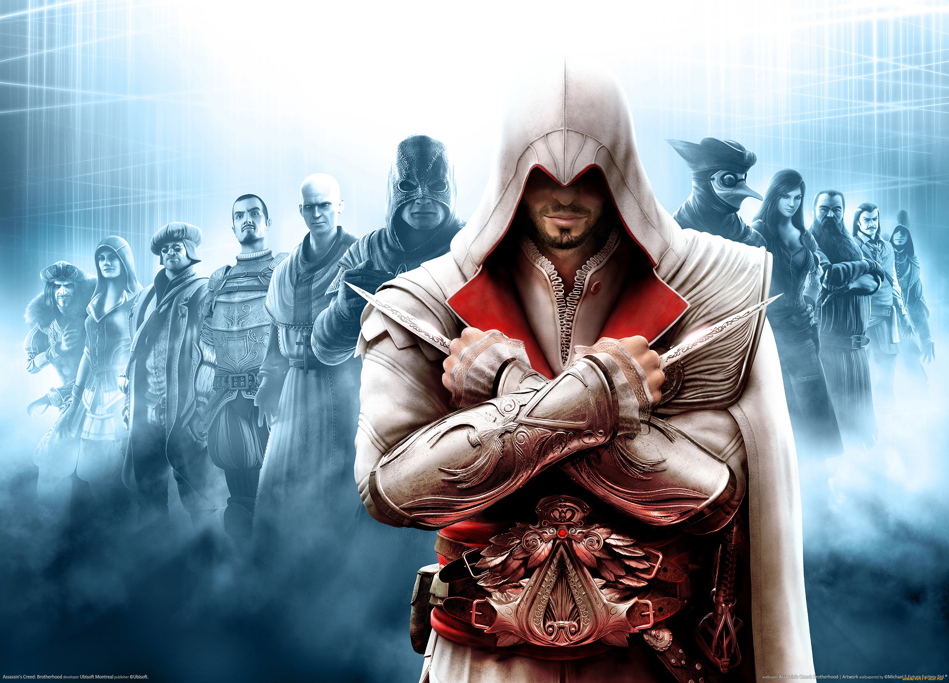 assassin`s, creed, brotherhood, artwork, видео, игры