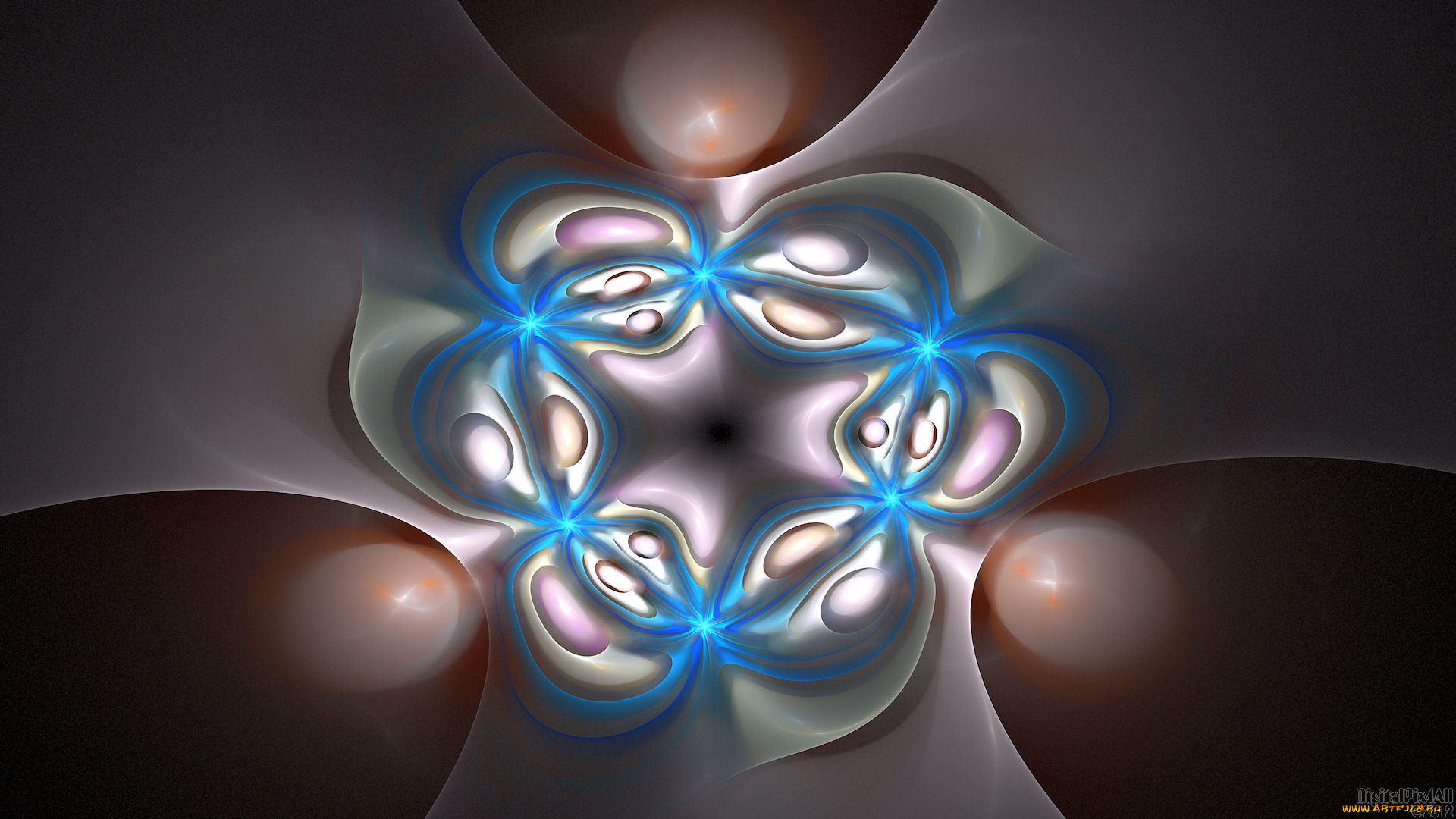 3д, графика, fractal, фракталы, цвета, узор